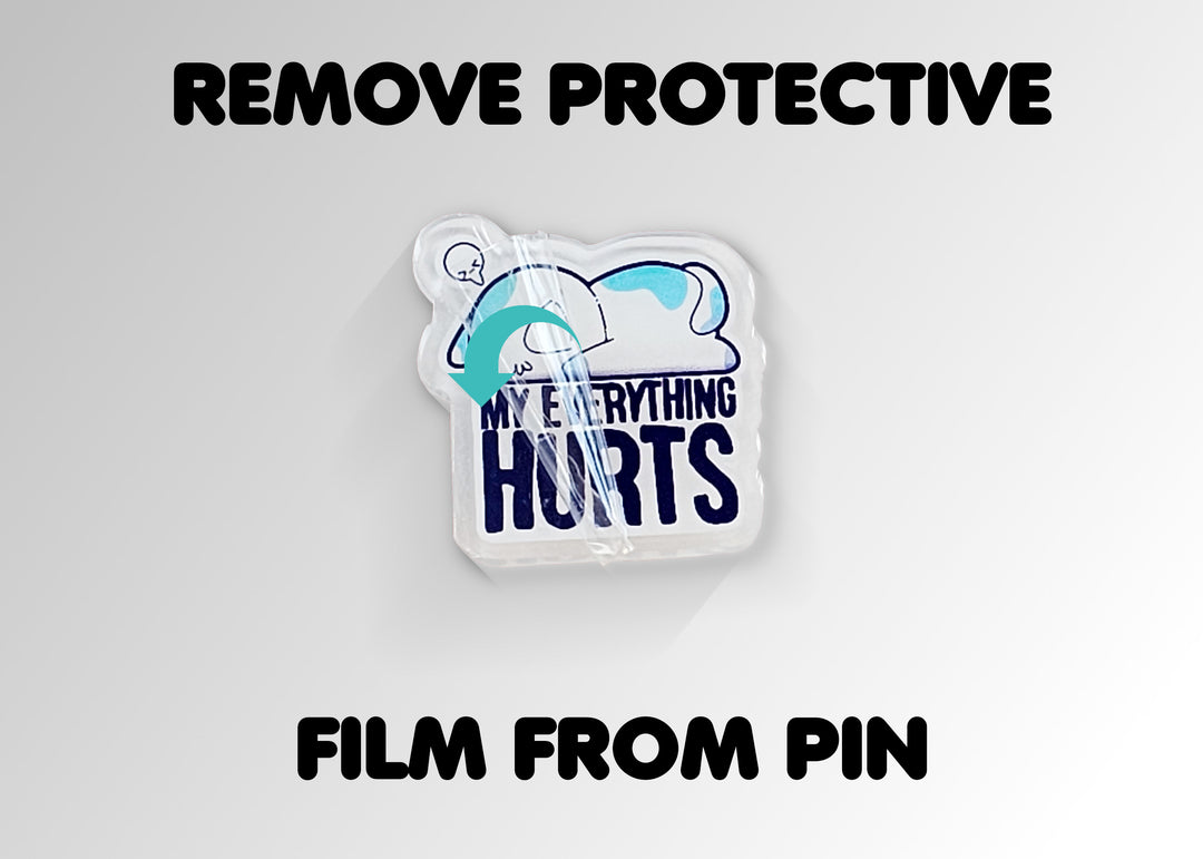 Acrylic Pin - Don't Take It Personally - I Hate Everyone - ChubbleGumLLC