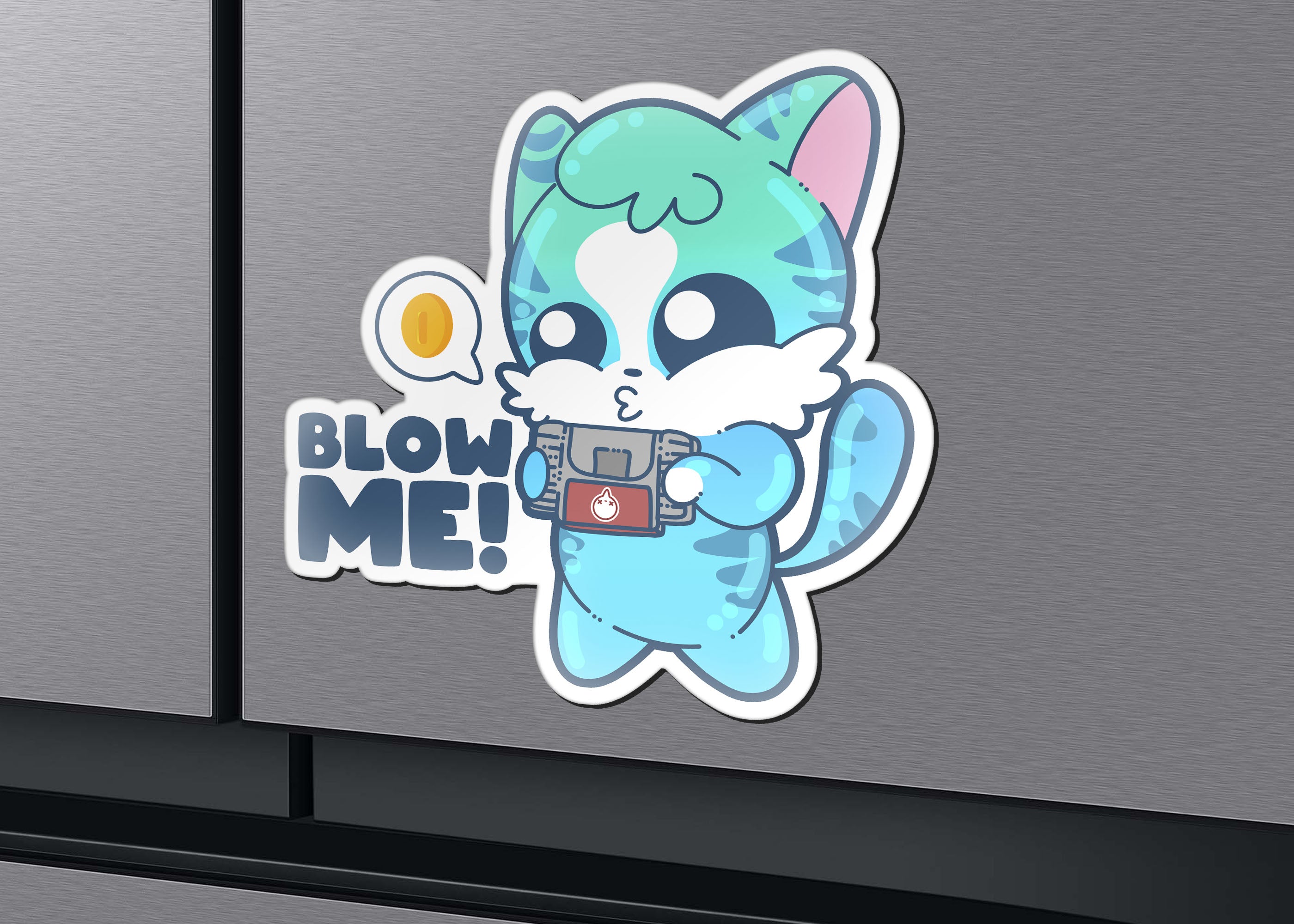 Magnet - Blow Me - ChubbleGumLLC