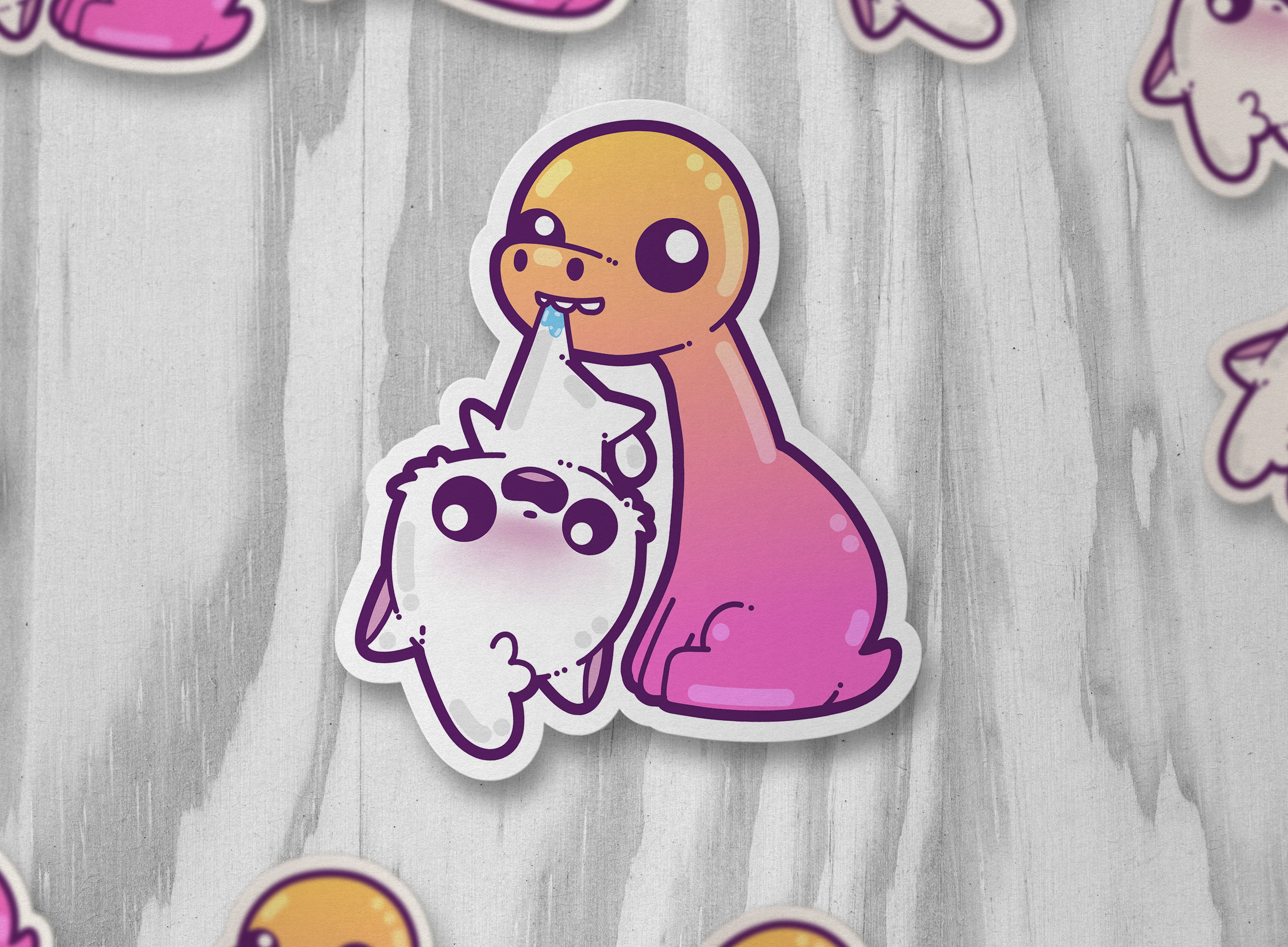 Bronto Support Dino - ChubbleGumLLC