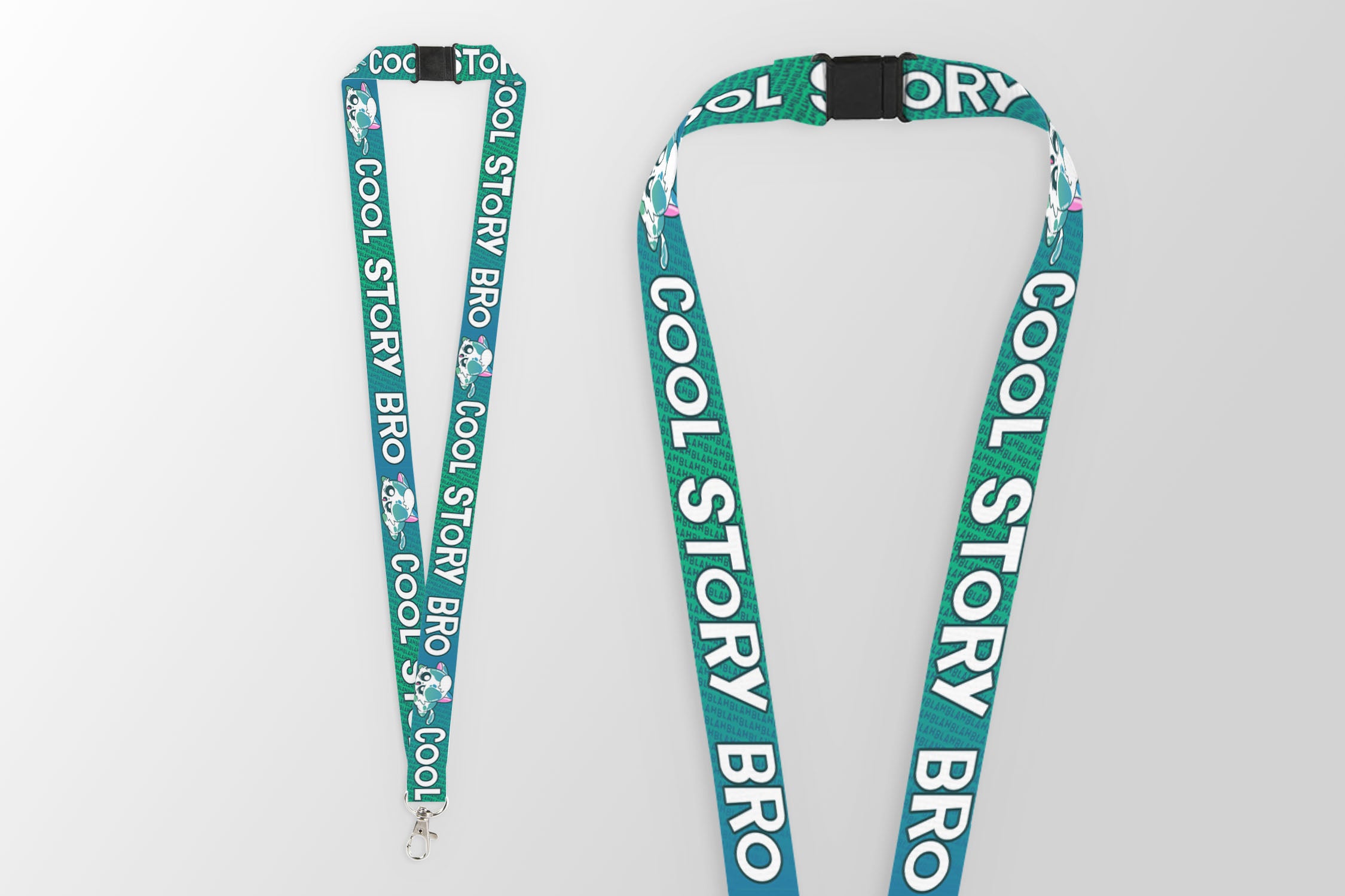 Lanyard - 1" Cool Story Bro