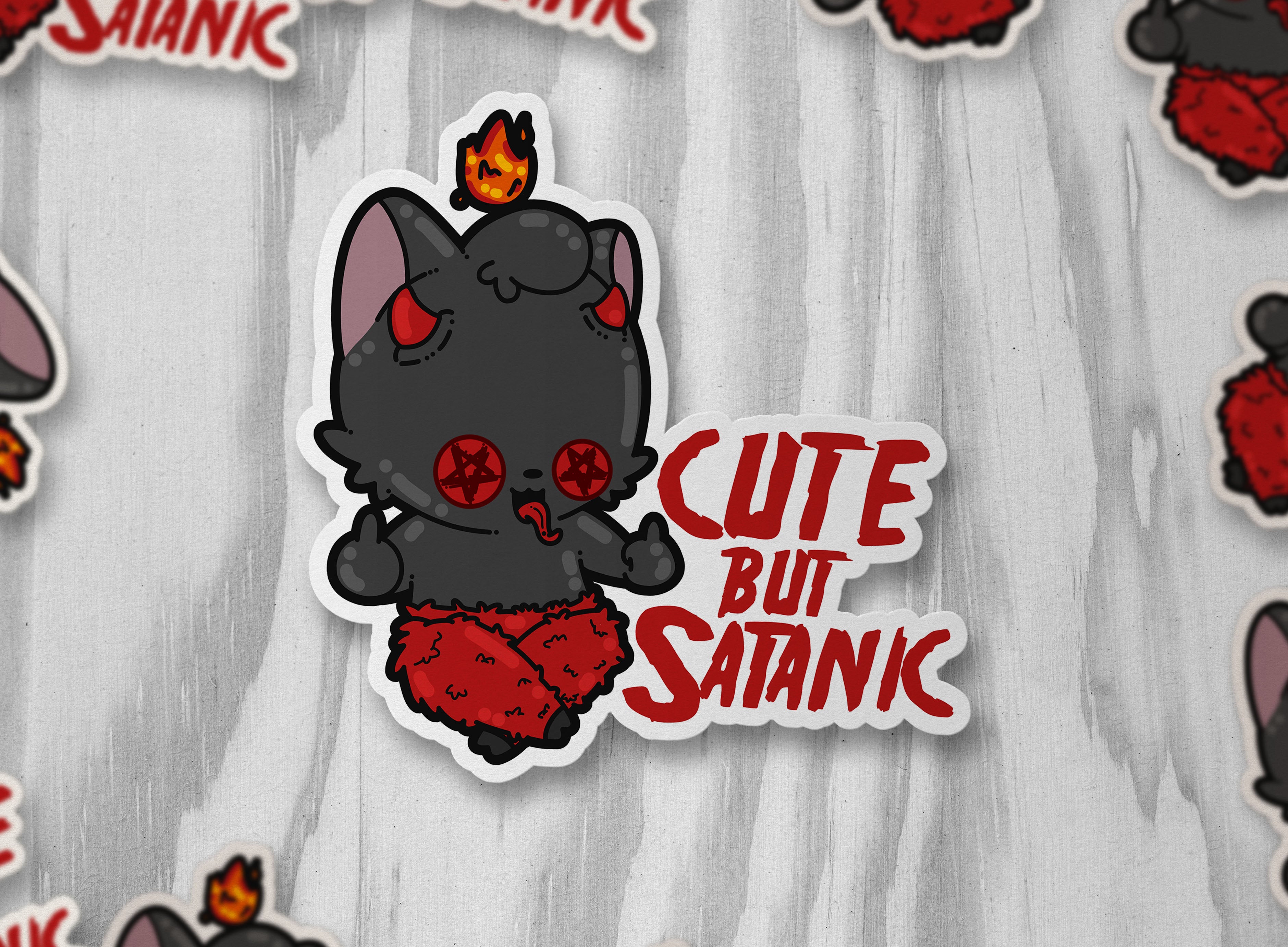 Cute But Satanic - ChubbleGumLLC