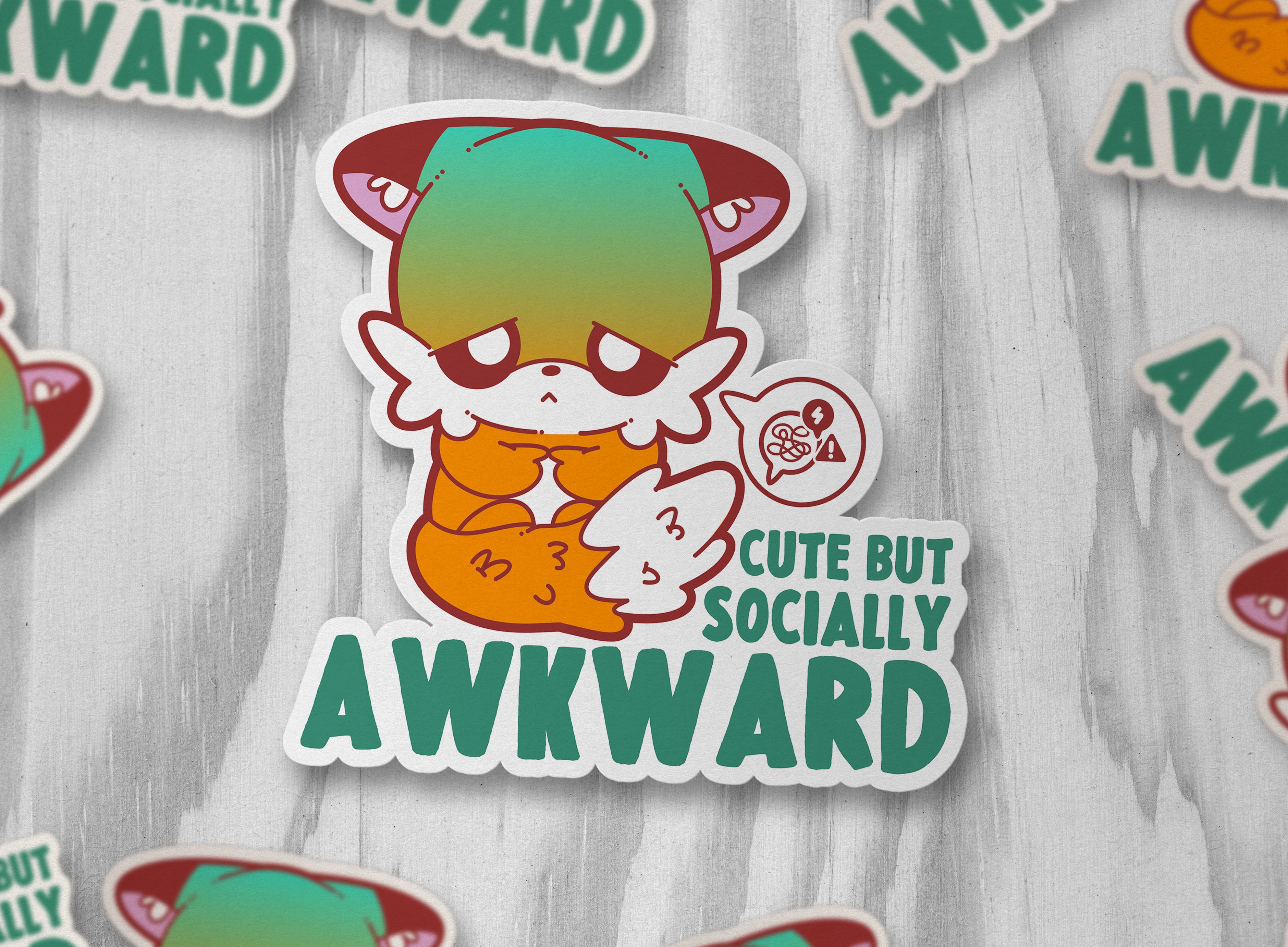 Cute But Socially Awkward - ChubbleGumLLC