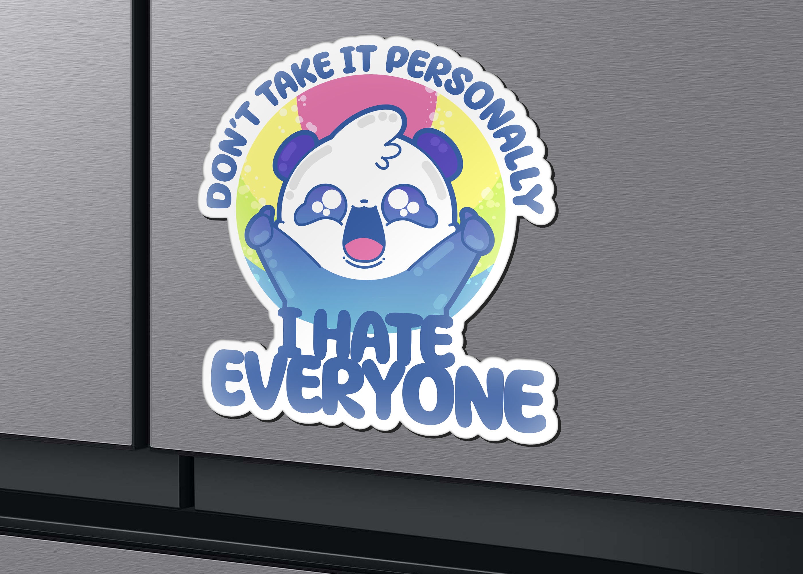 Magnet - Don't Take it Personally - I Hate Everyone - ChubbleGumLLC