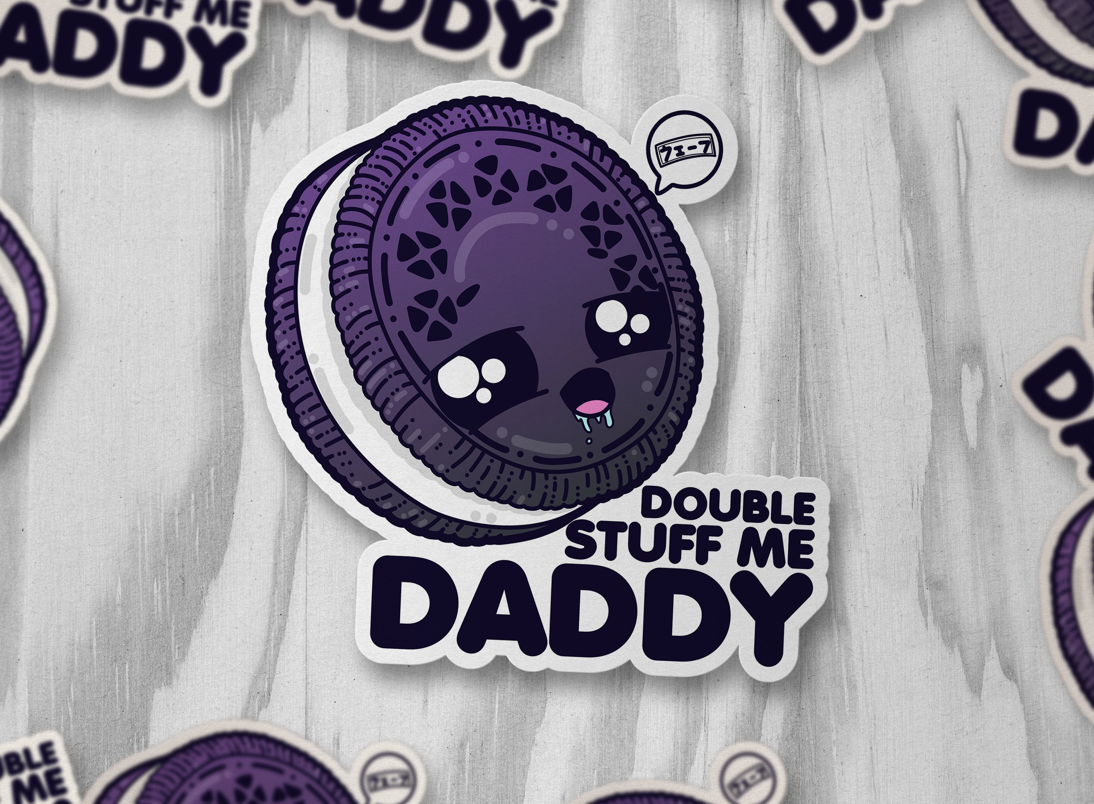 Double Stuff Me Daddy - ChubbleGumLLC