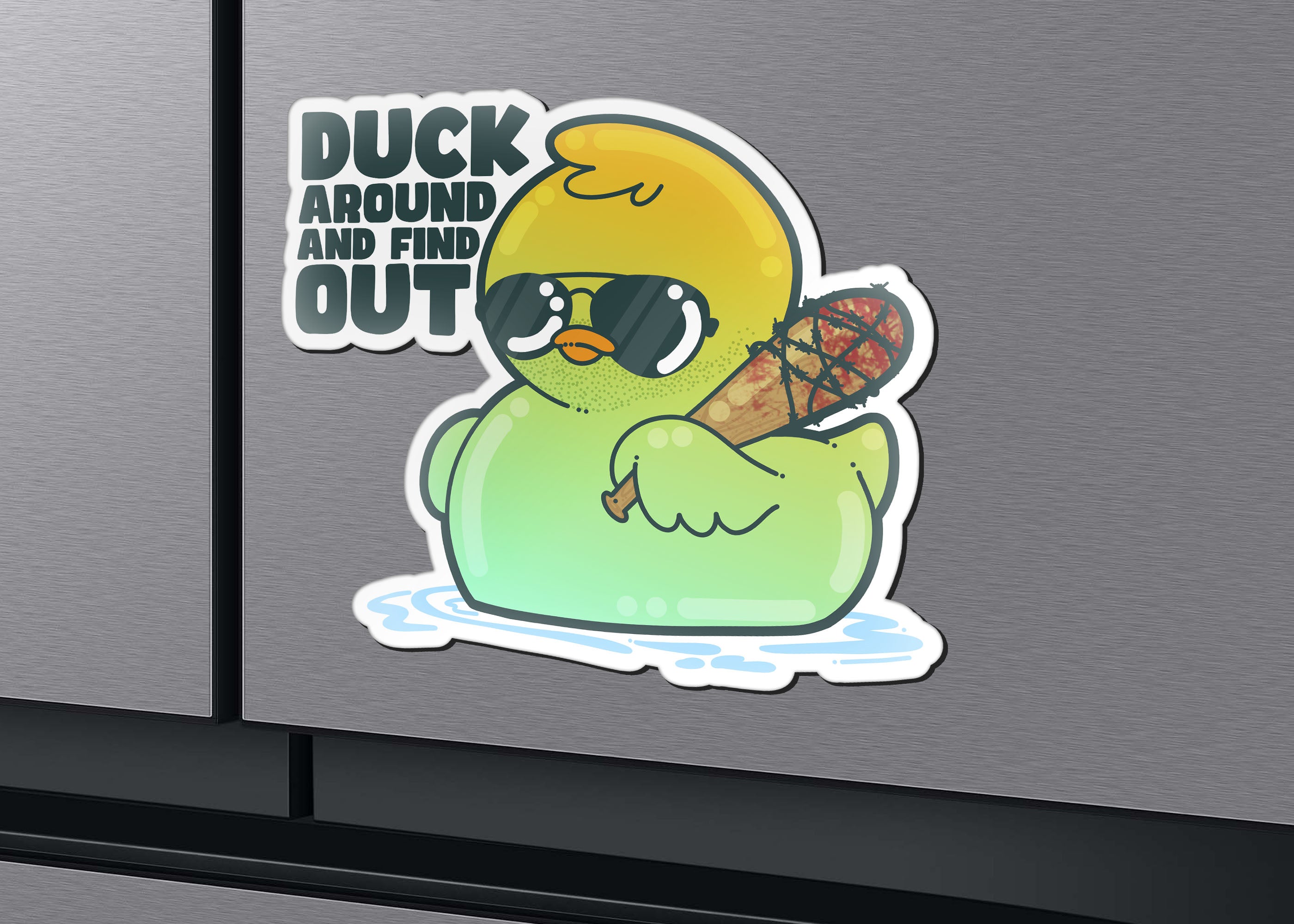 Magnet - Duck Around and Find Out - ChubbleGumLLC