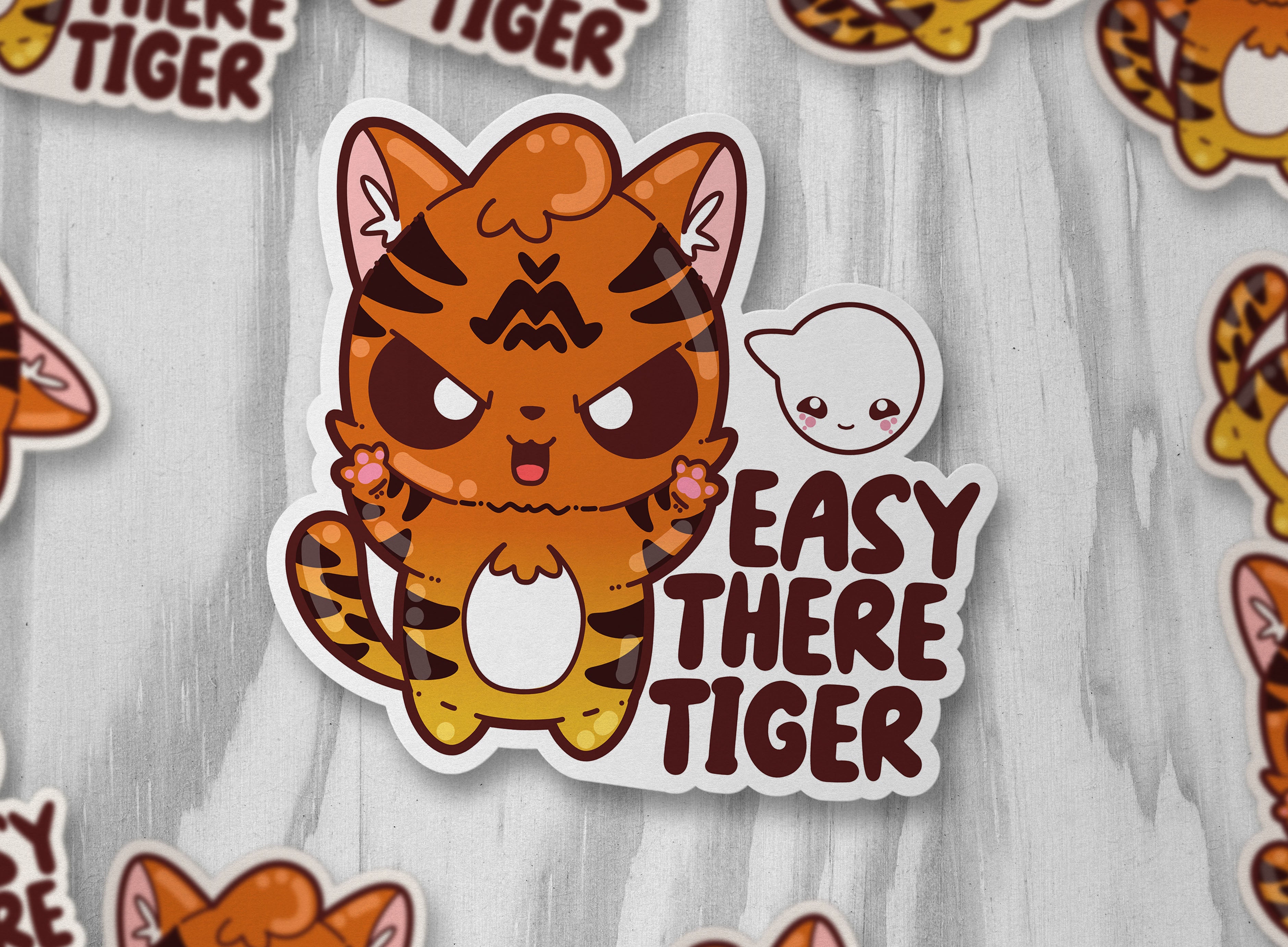 Easy There Tiger - ChubbleGumLLC