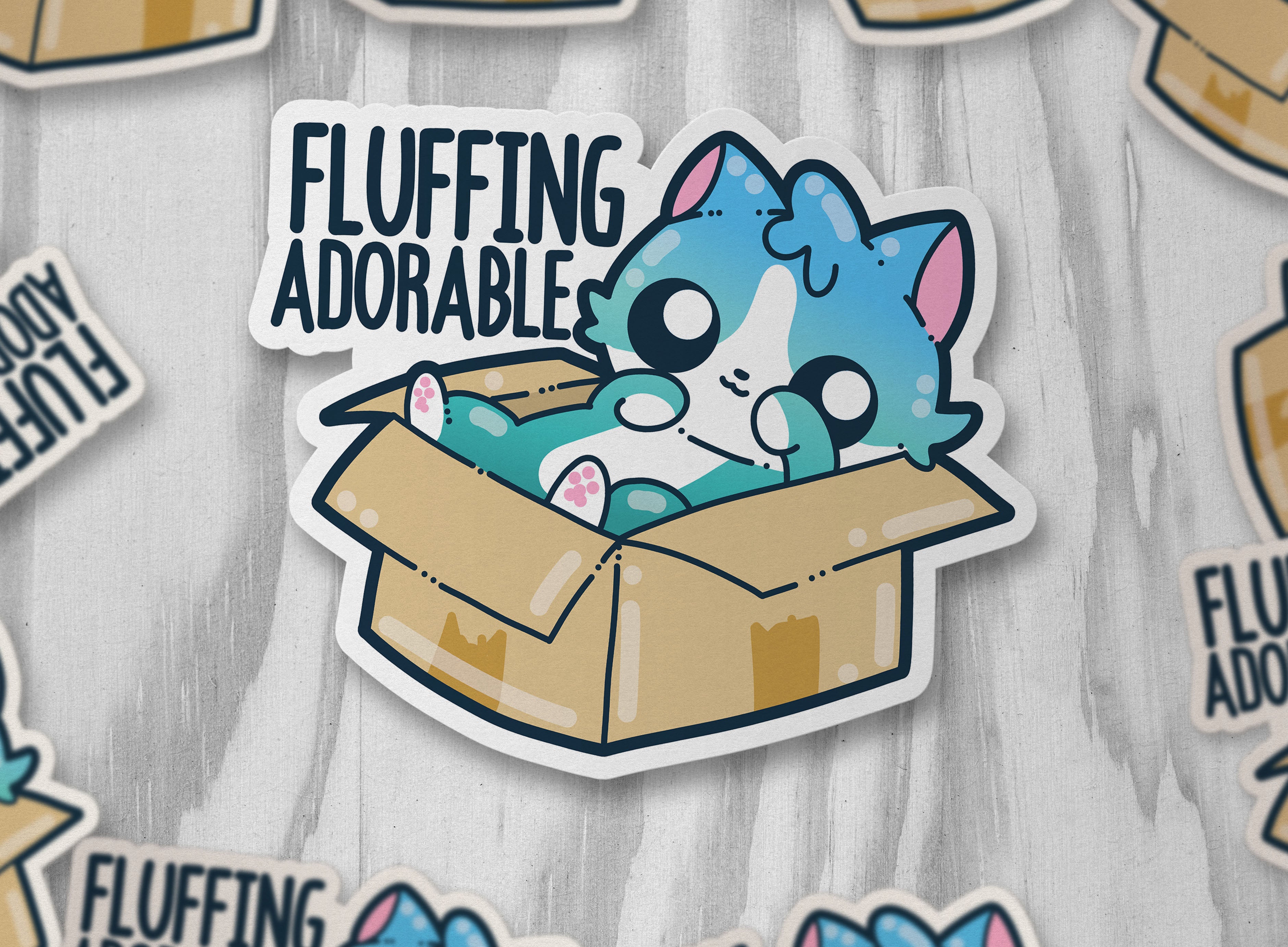 Fluffing Adorable - ChubbleGumLLC