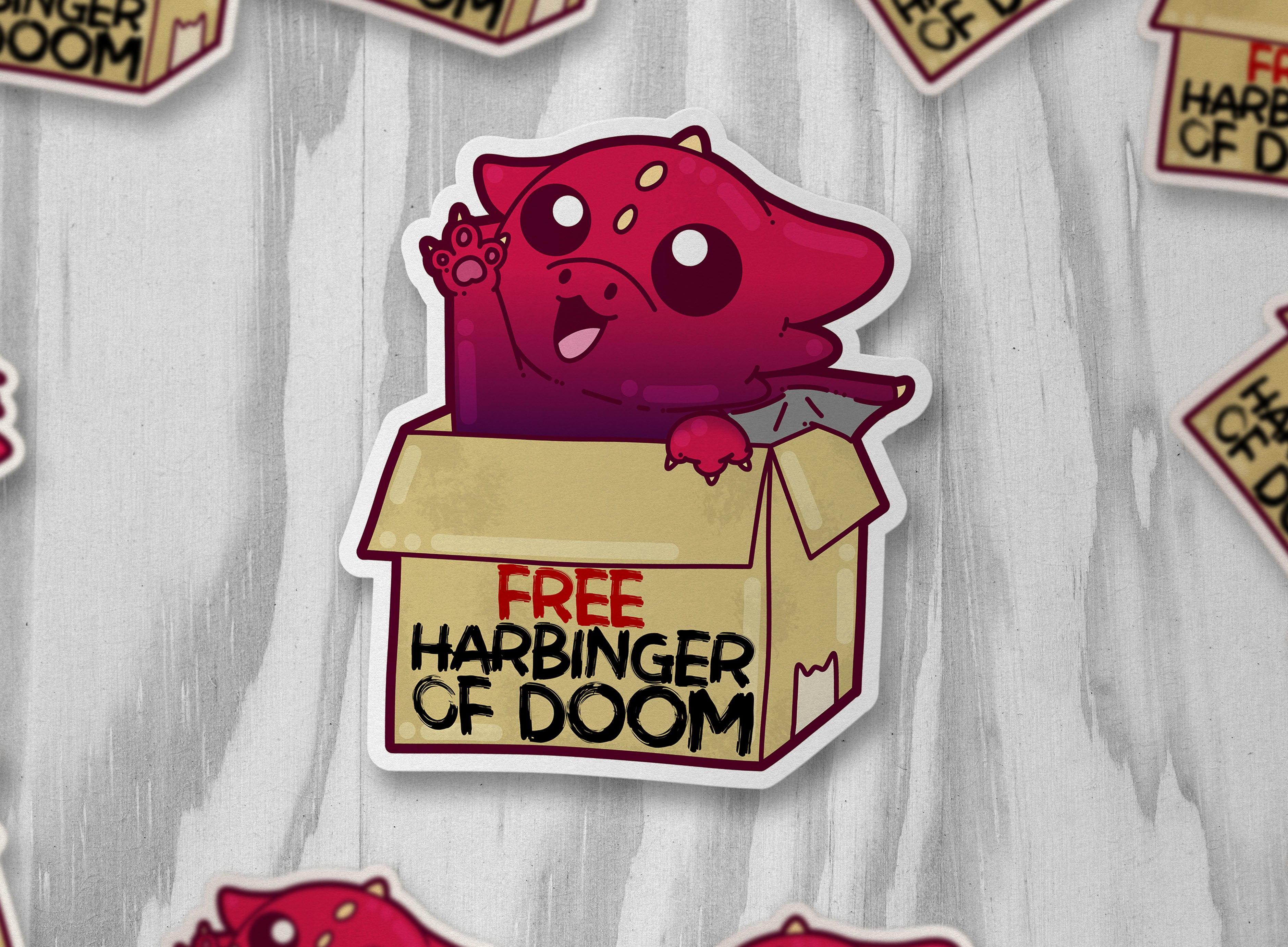 Free Harbinger of Doom - ChubbleGumLLC