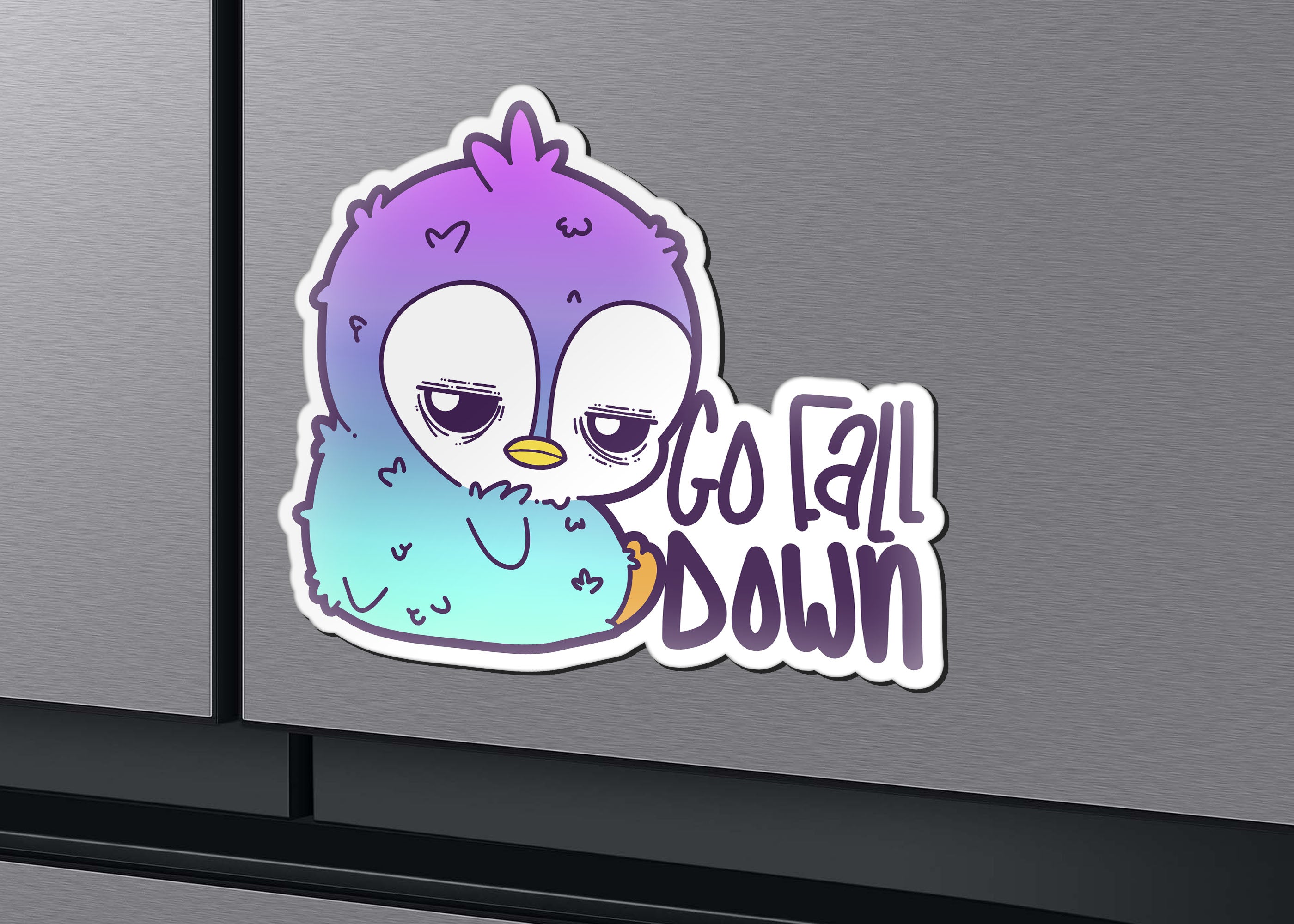 Magnet - Go Fall - ChubbleGumLLC