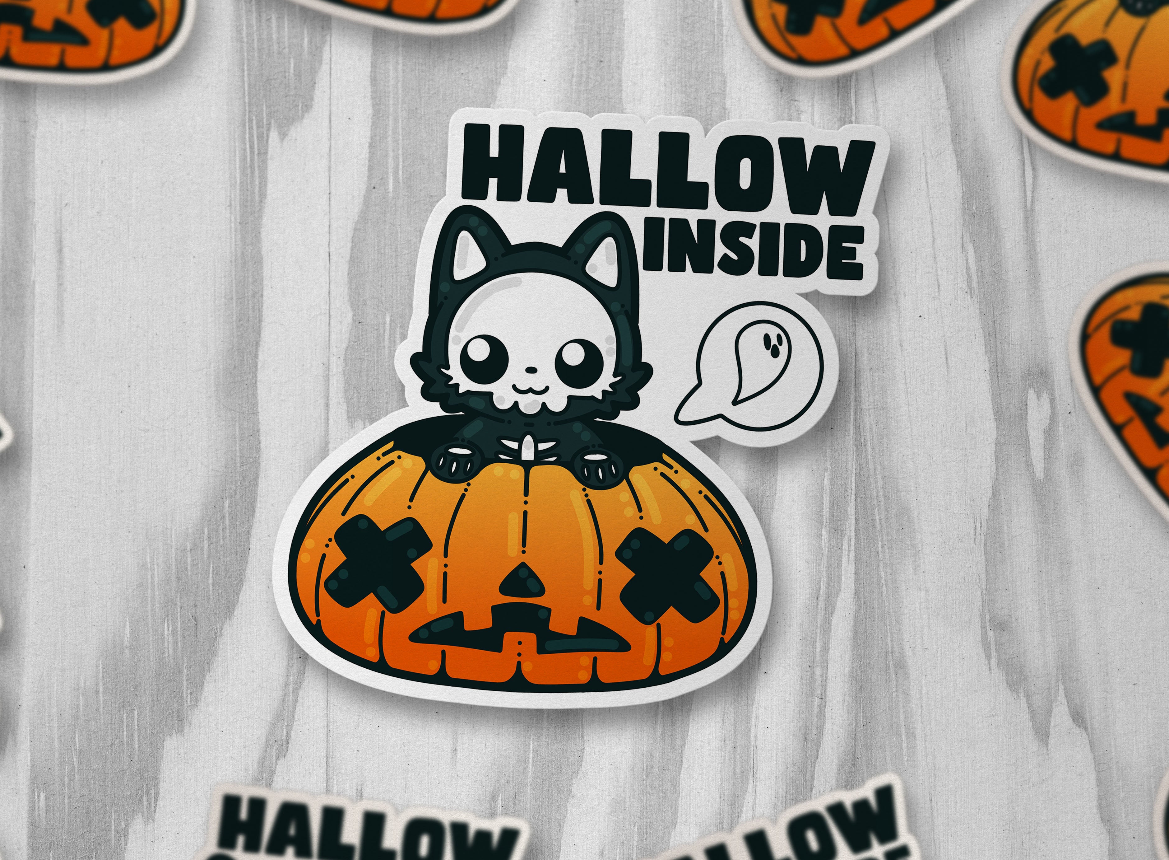 Hallow Inside - ChubbleGumLLC