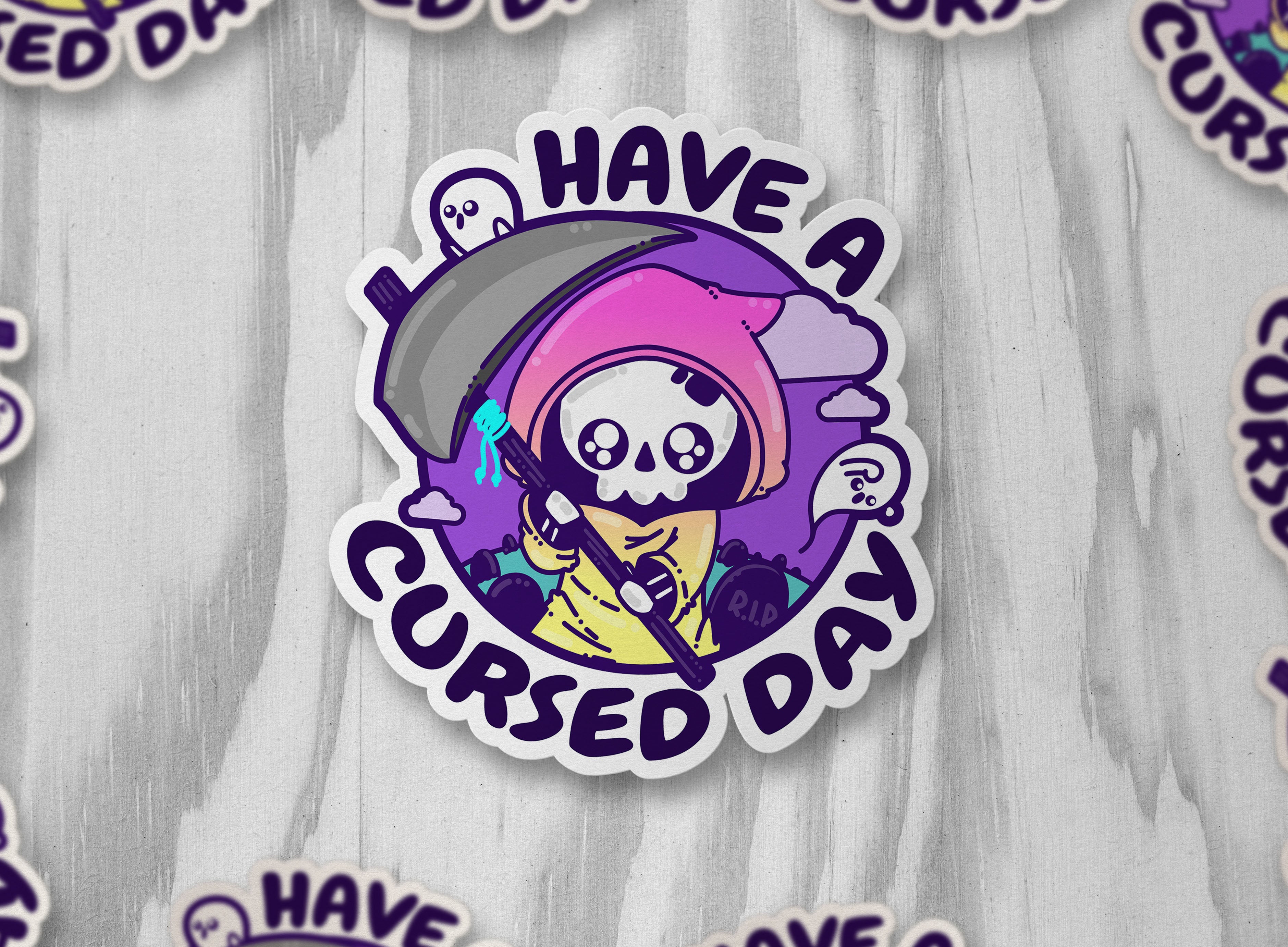 Have a Cursed Day - ChubbleGumLLC