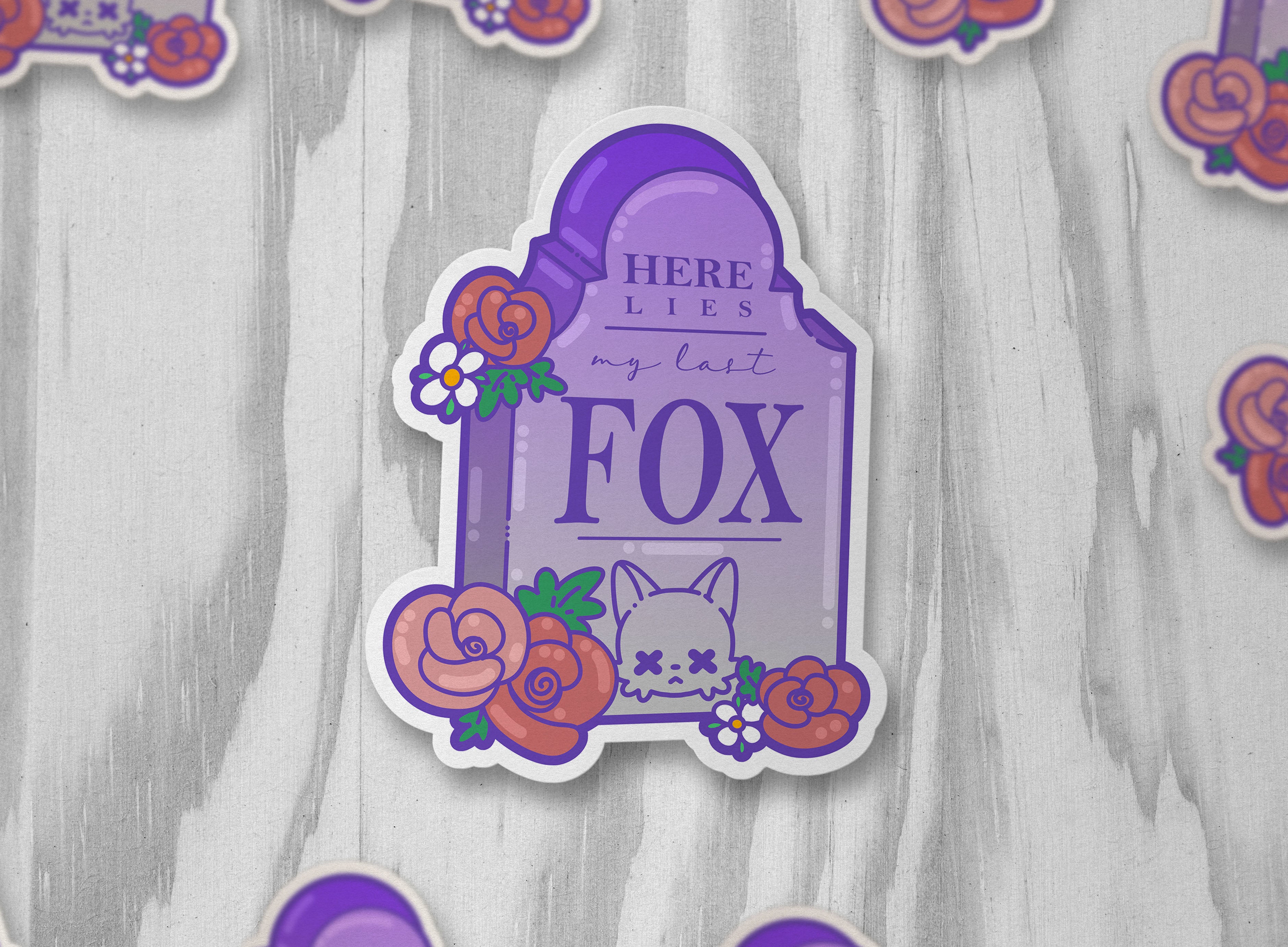 Here Lies My Last Fox - ChubbleGumLLC