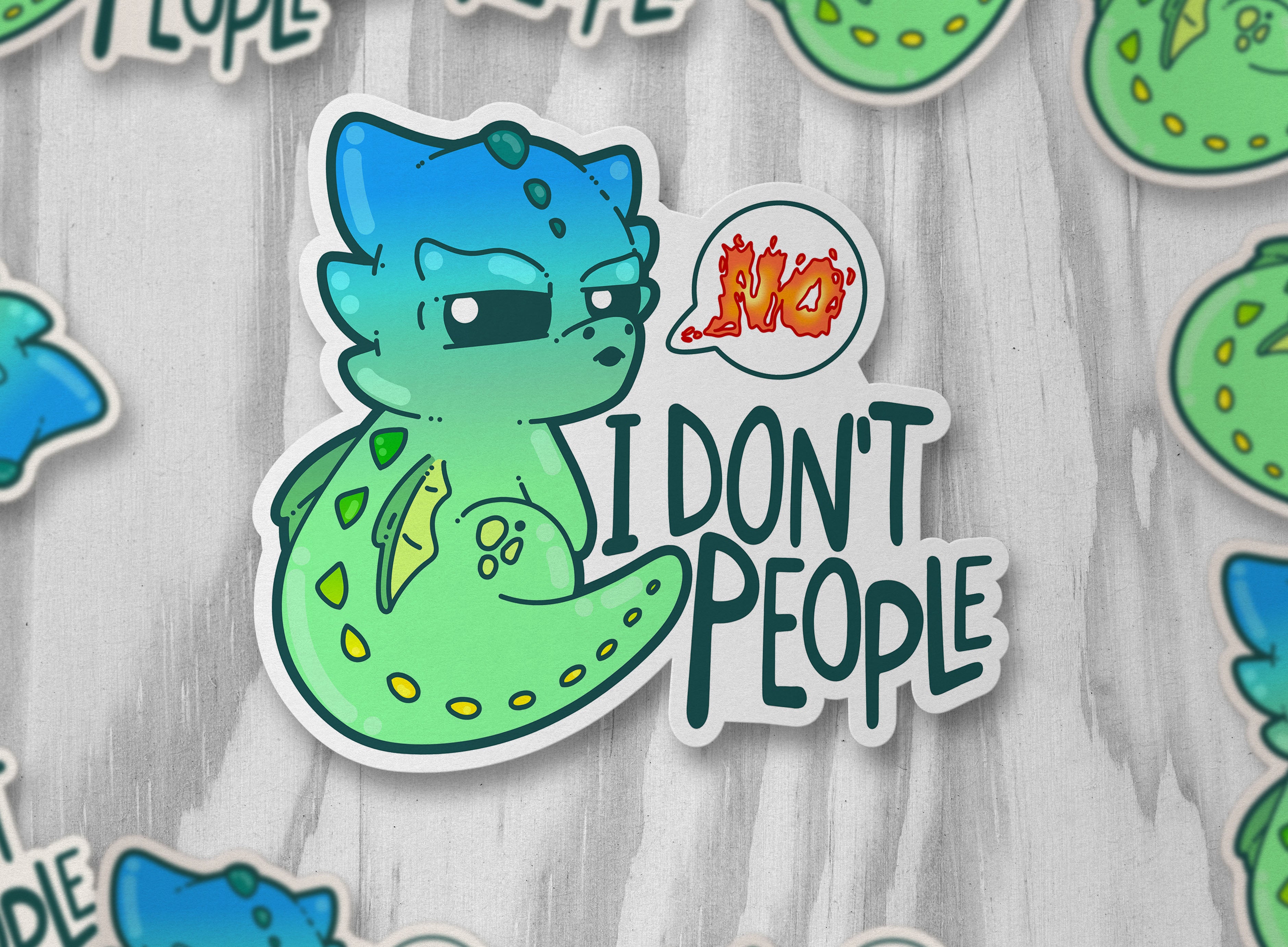 I Don't People - ChubbleGumLLC