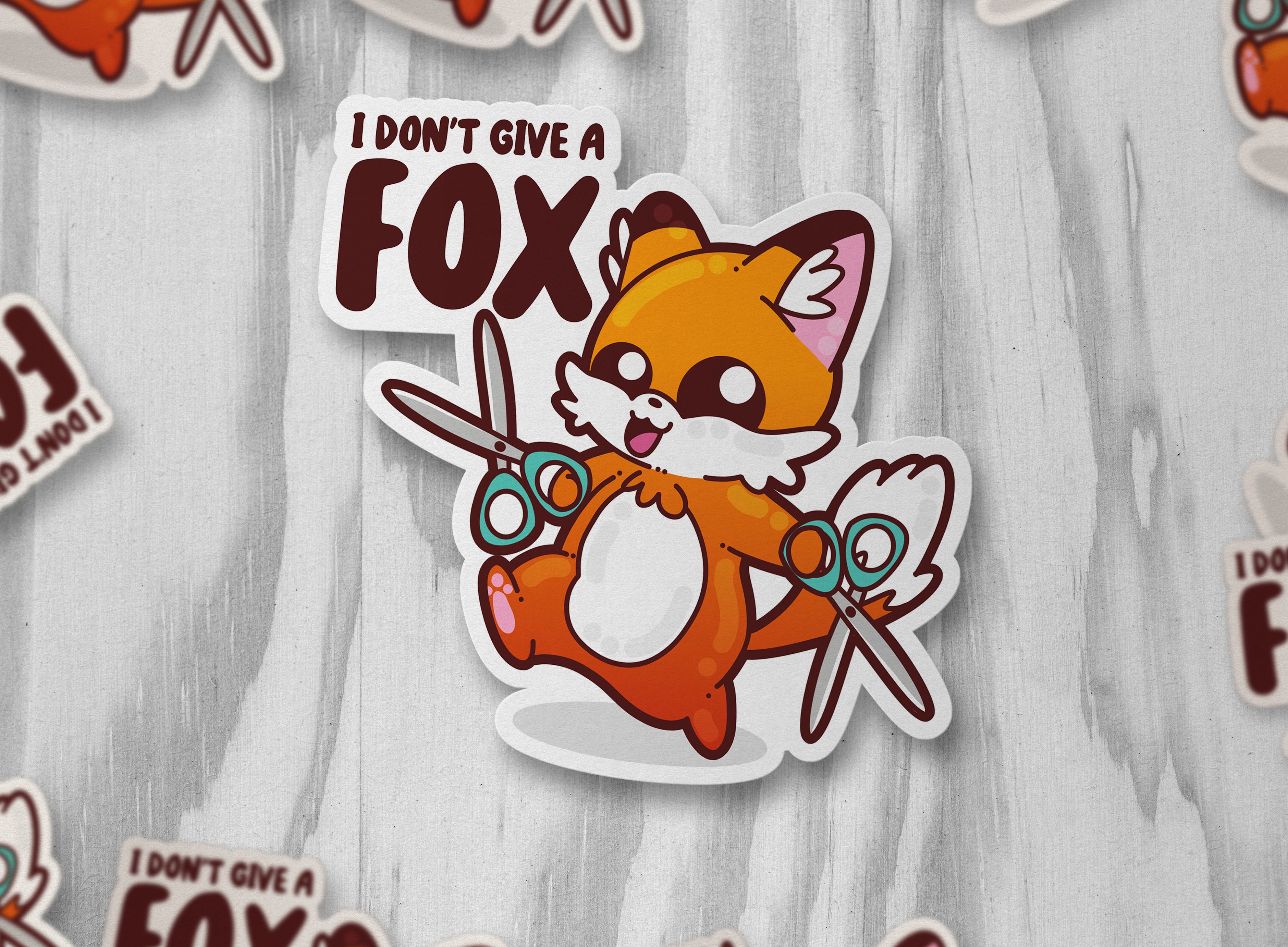 I Don't Give A Fox - ChubbleGumLLC