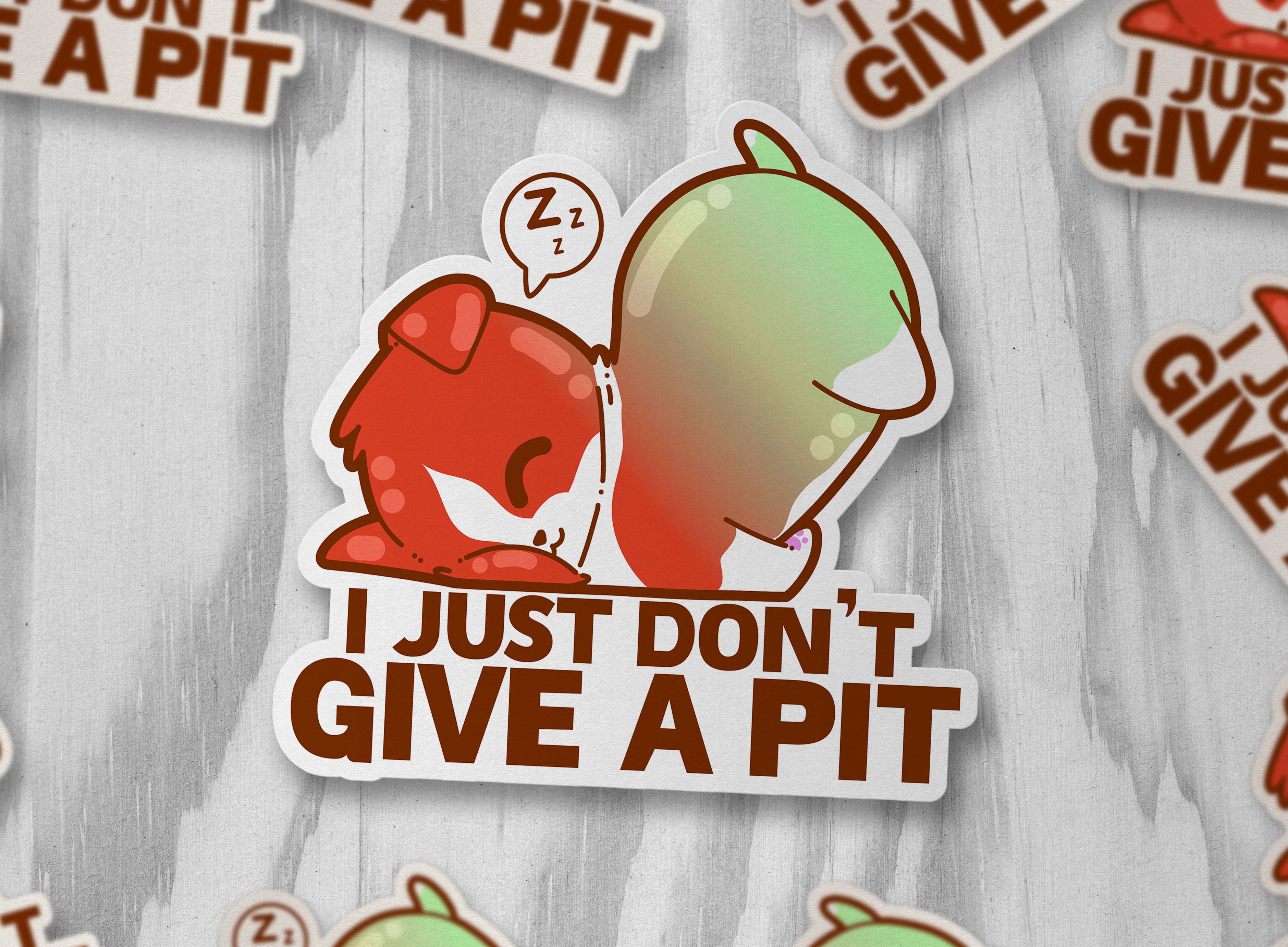 I Just Don't Give A Pit - ChubbleGumLLC