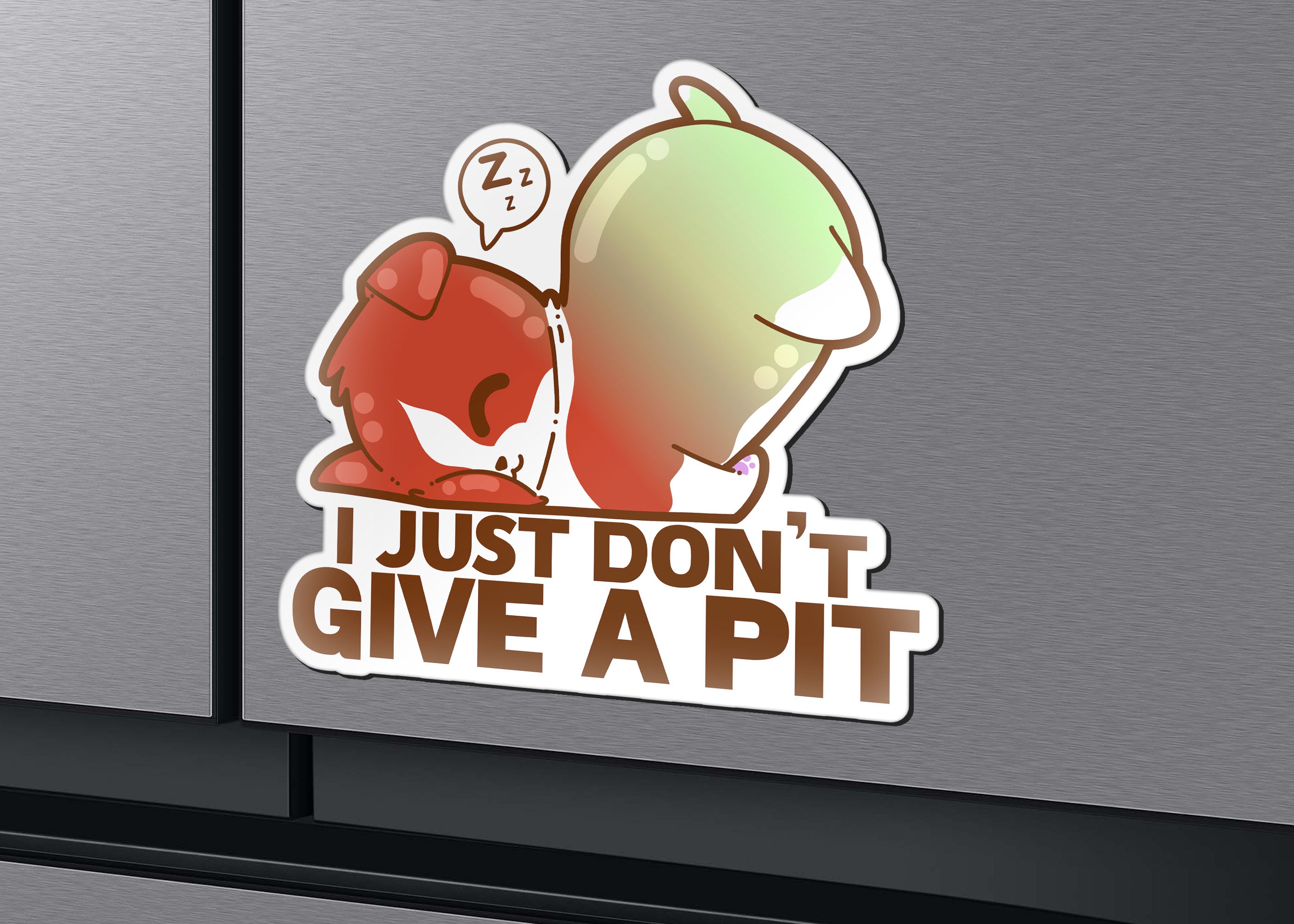 Magnet - I Just Don't Give a Pit - ChubbleGumLLC