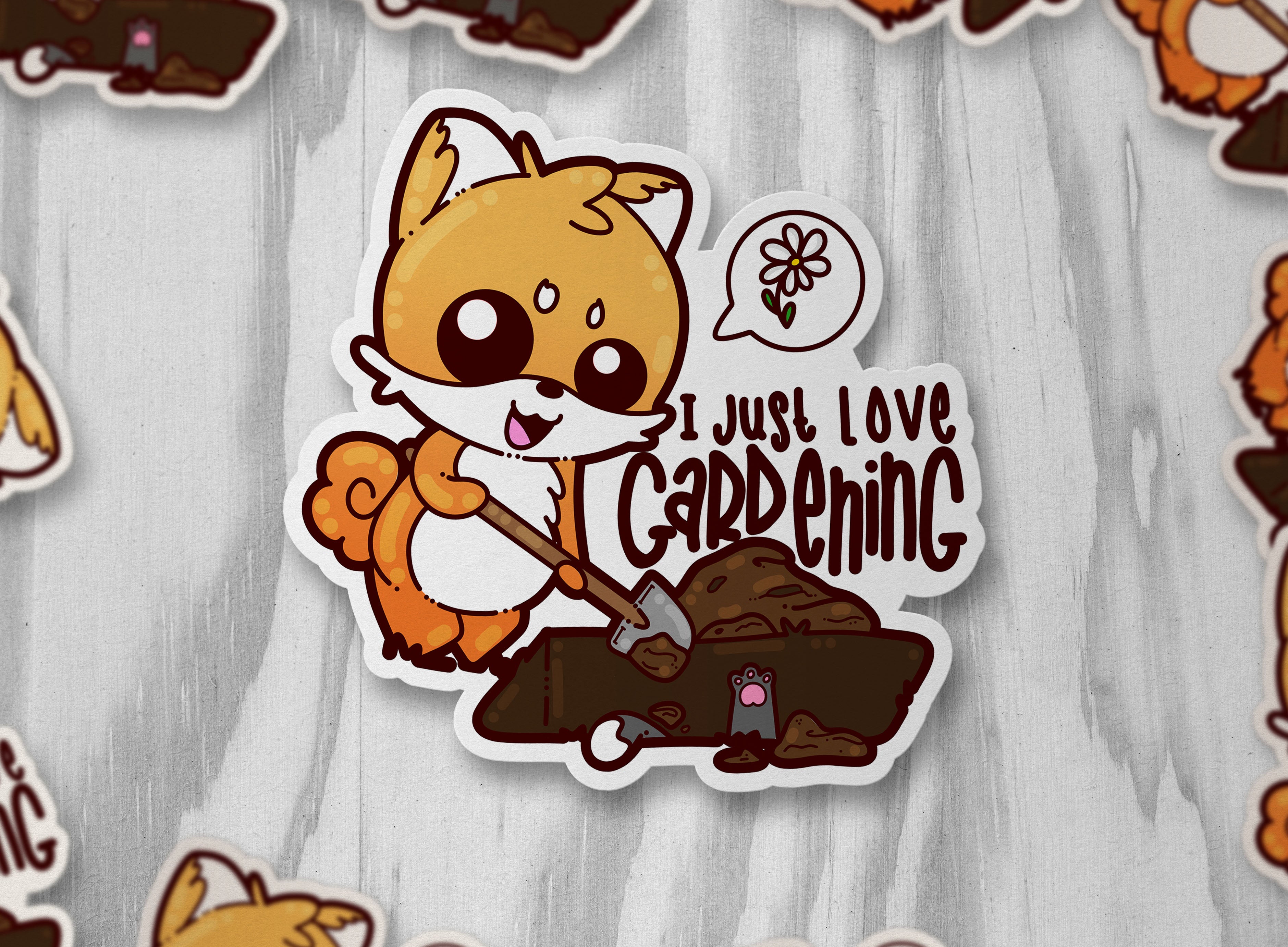 I Just Love Gardening - ChubbleGumLLC