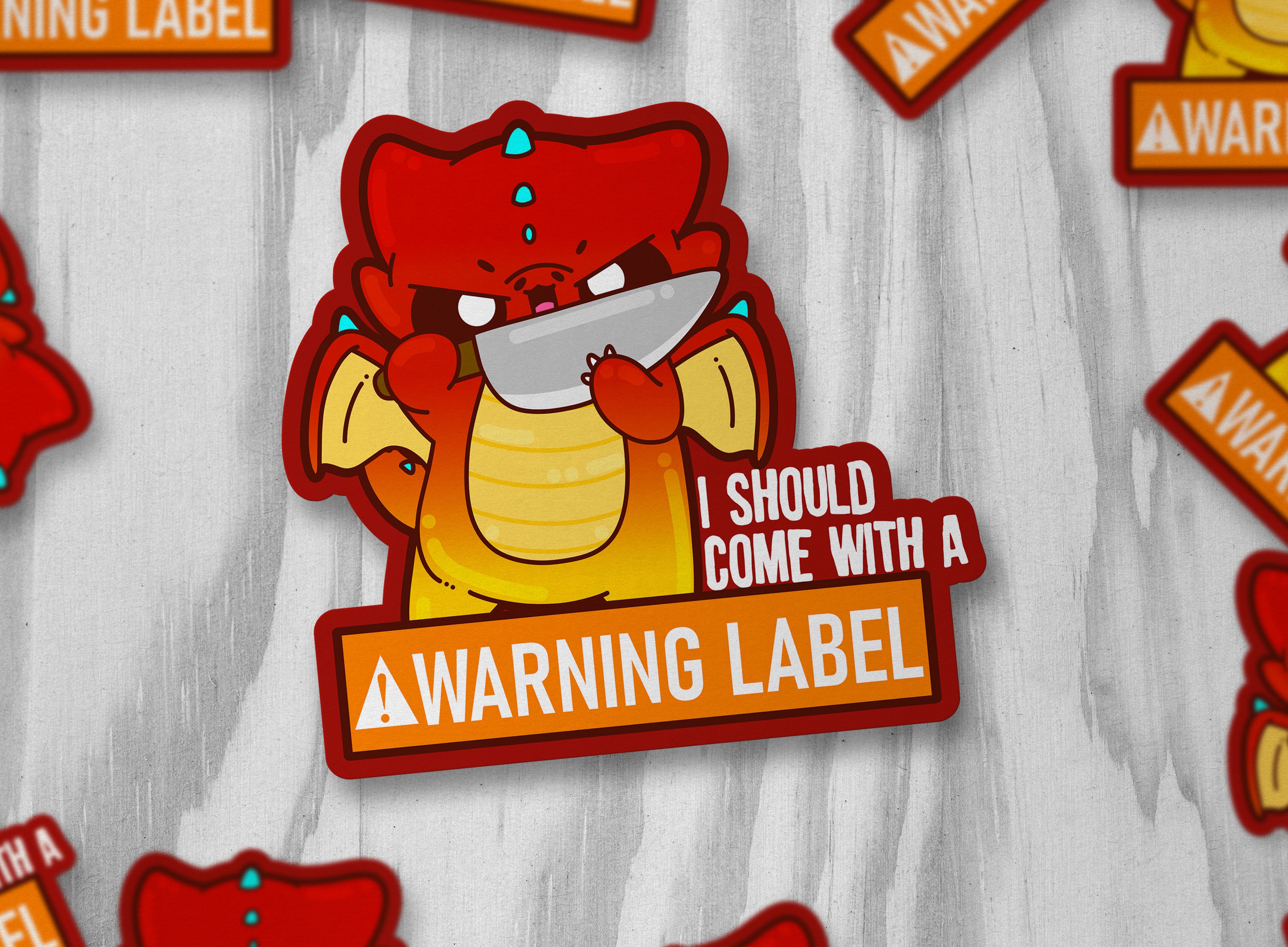 I Should Come with a Warning Label - ChubbleGumLLC