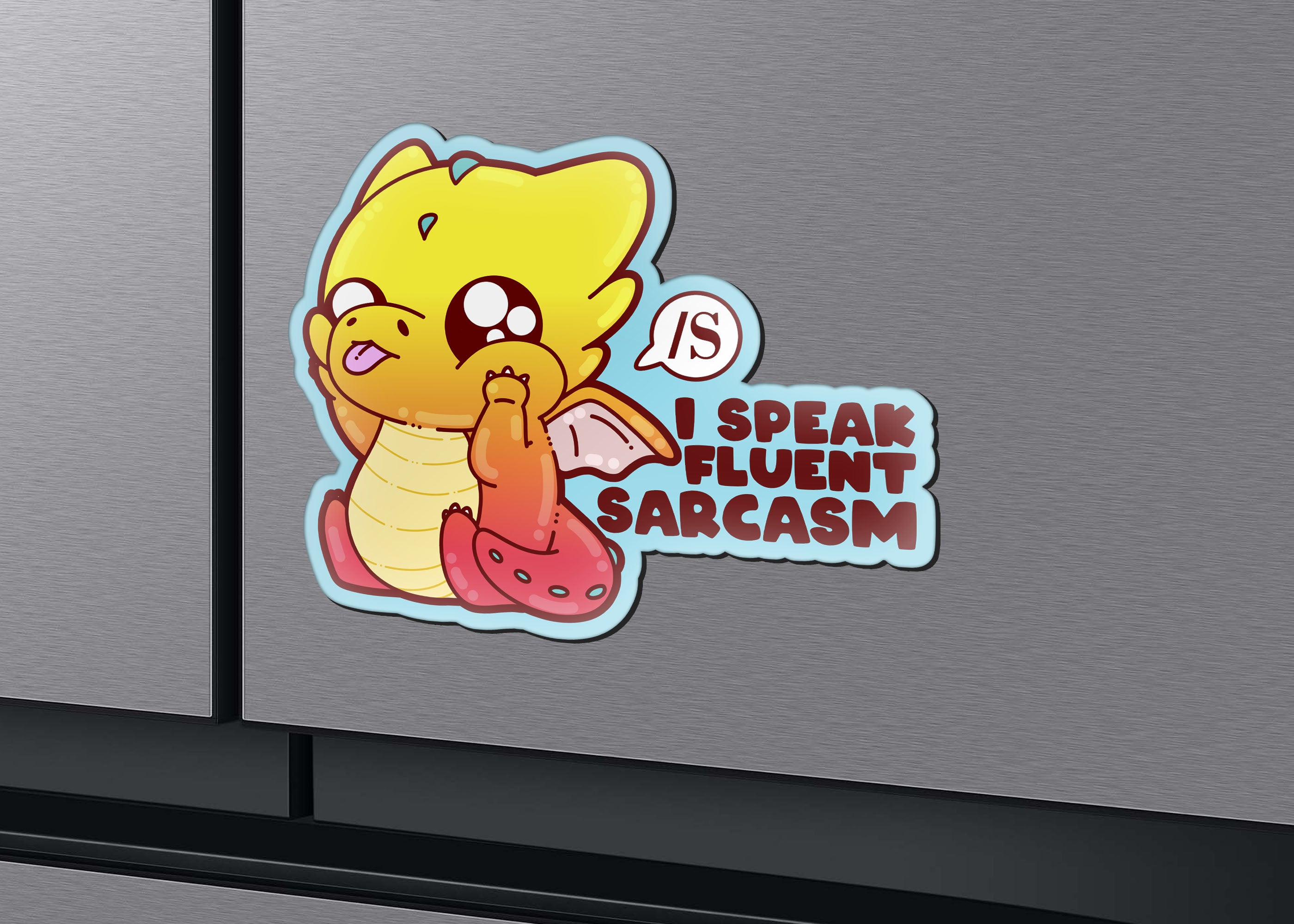 Magnet - I Speak Fluent Sarcasm - ChubbleGumLLC