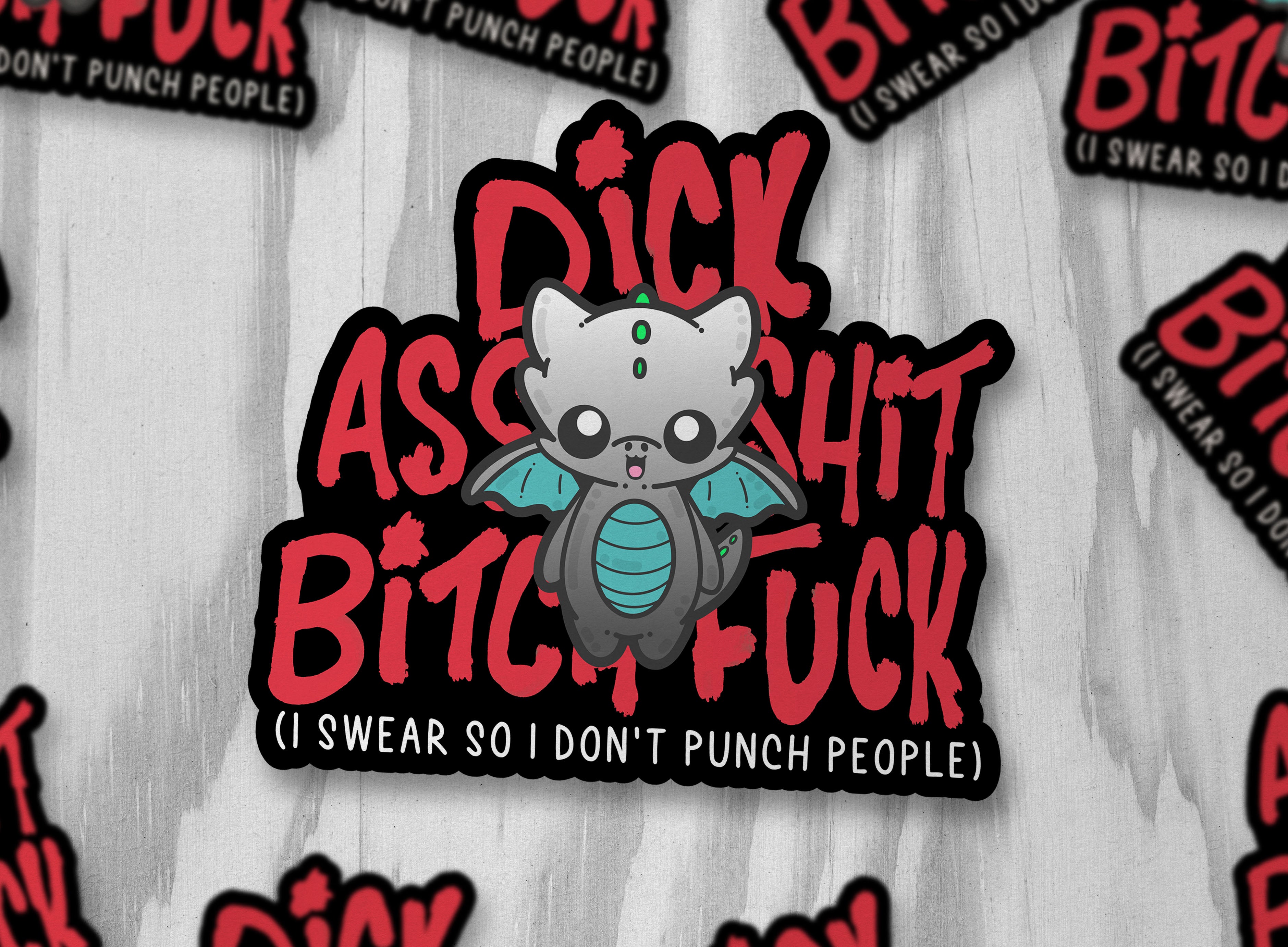 I Swear So I Don't Punch People - ChubbleGumLLC