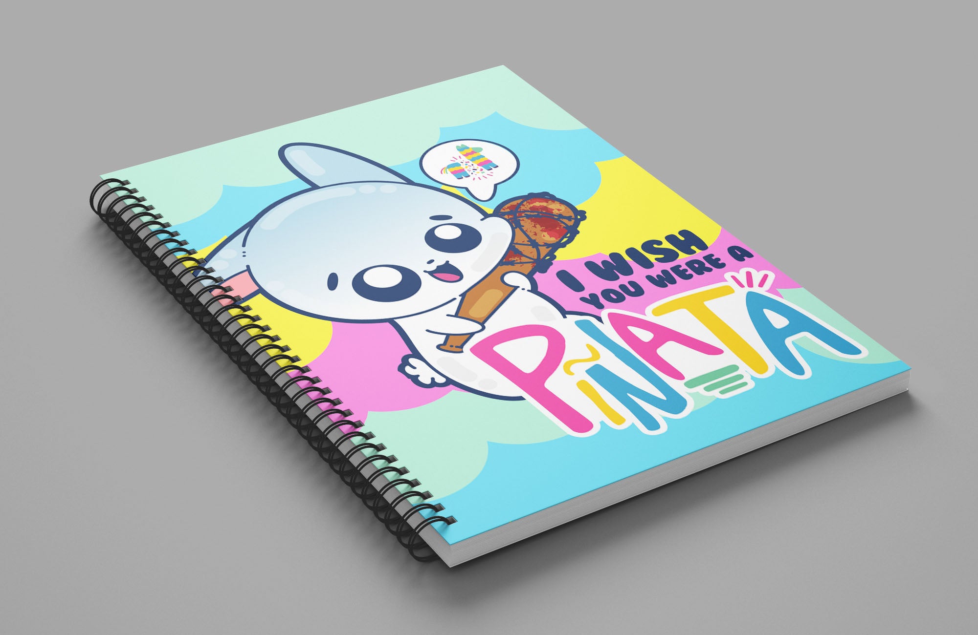 Notebook - I Wish You Were A Pinata