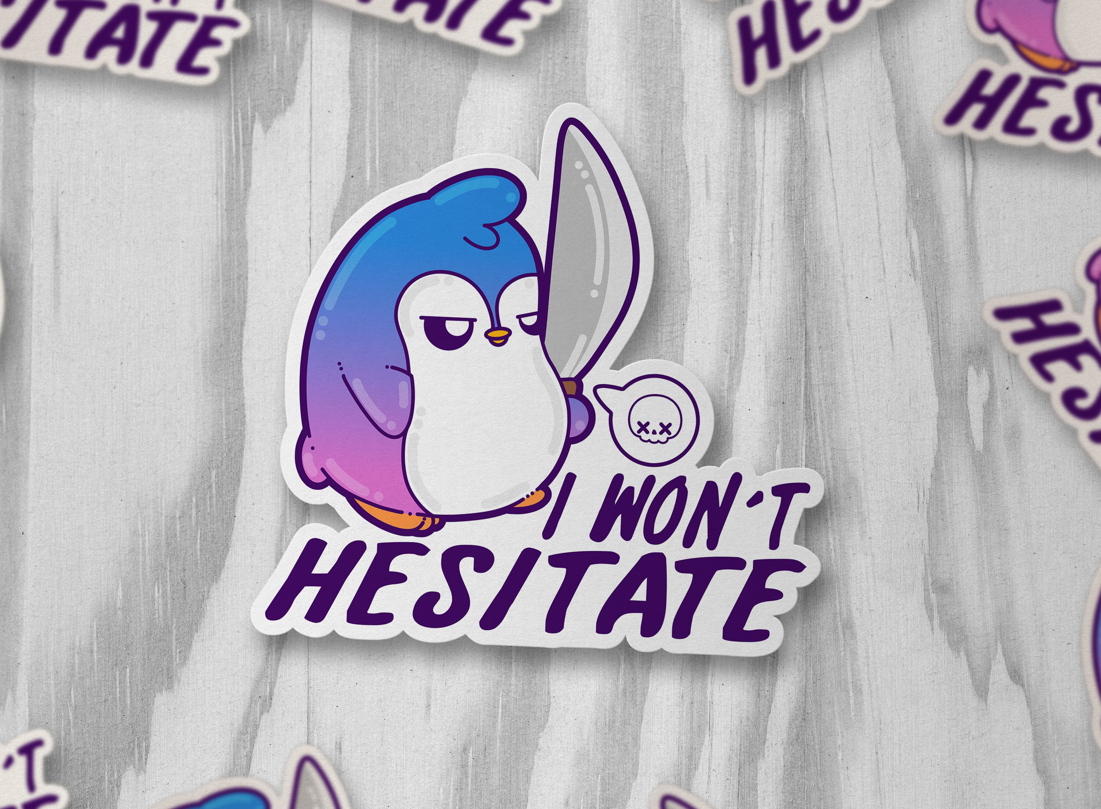 I Won't Hesitate - ChubbleGumLLC