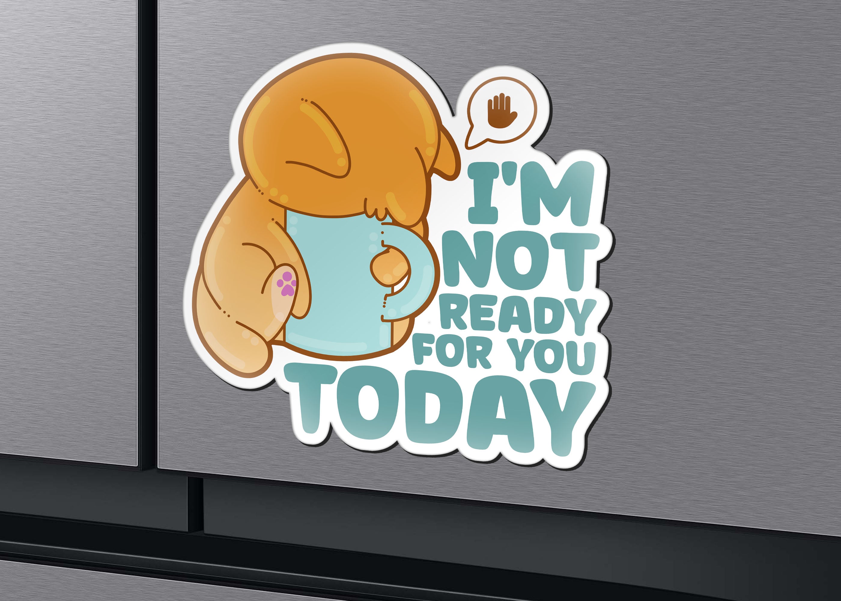 Magnet - I'm Not Ready for You - ChubbleGumLLC