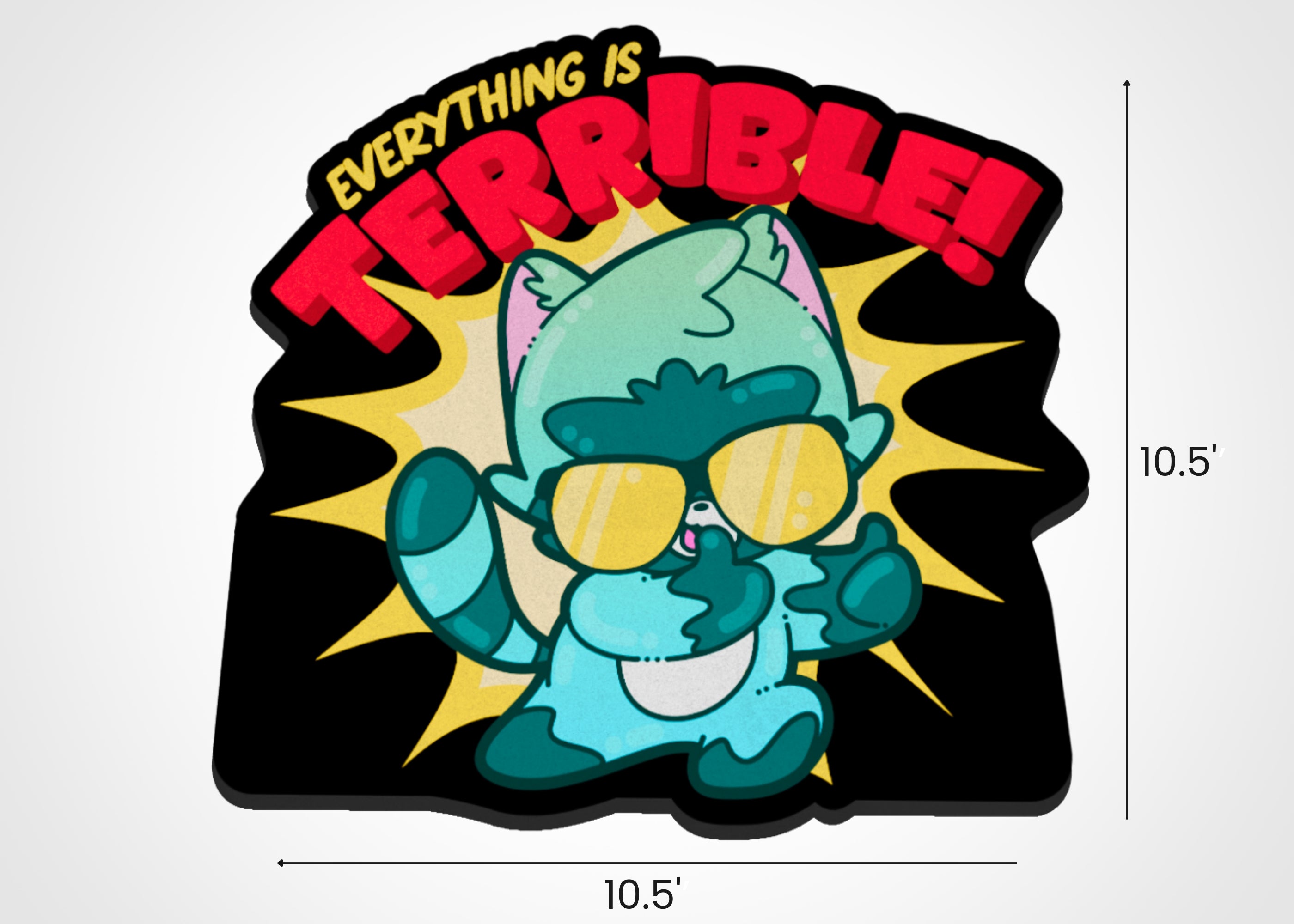 Mouse Pad - Everything Is Terrible
