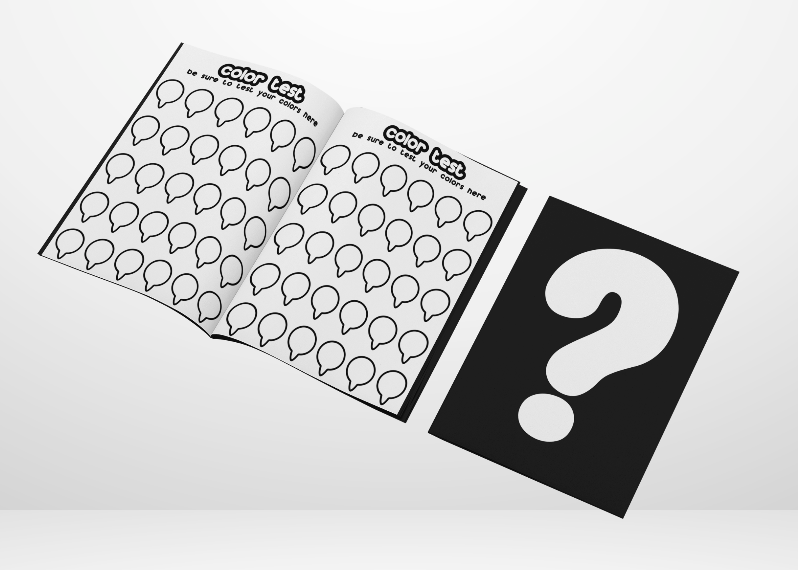 B-Grade Mystery Coloring Book