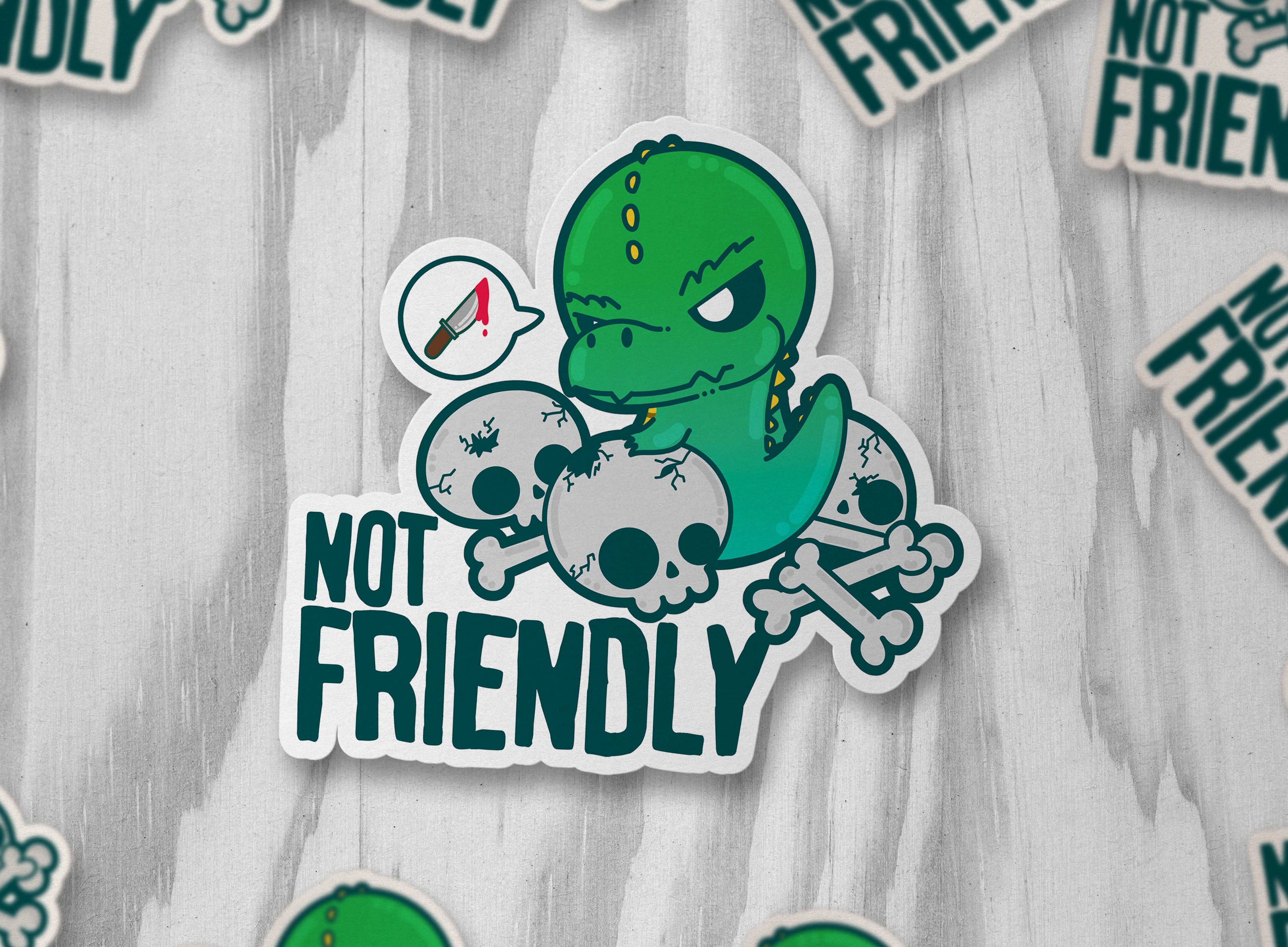 Not Friendly - ChubbleGumLLC