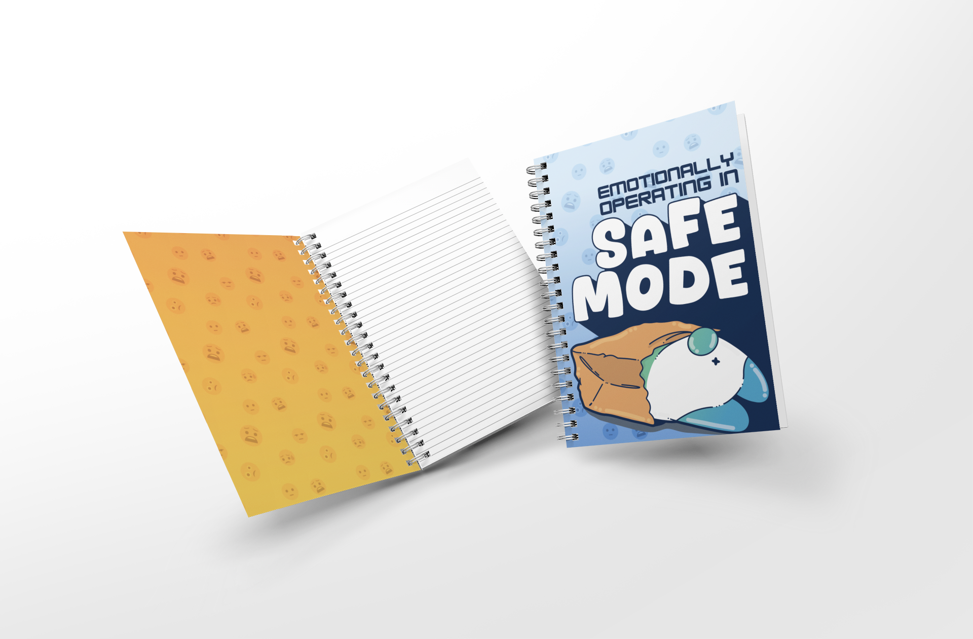 Soft Touch Mini Notebook - Emotionally Operating in Safe Mode