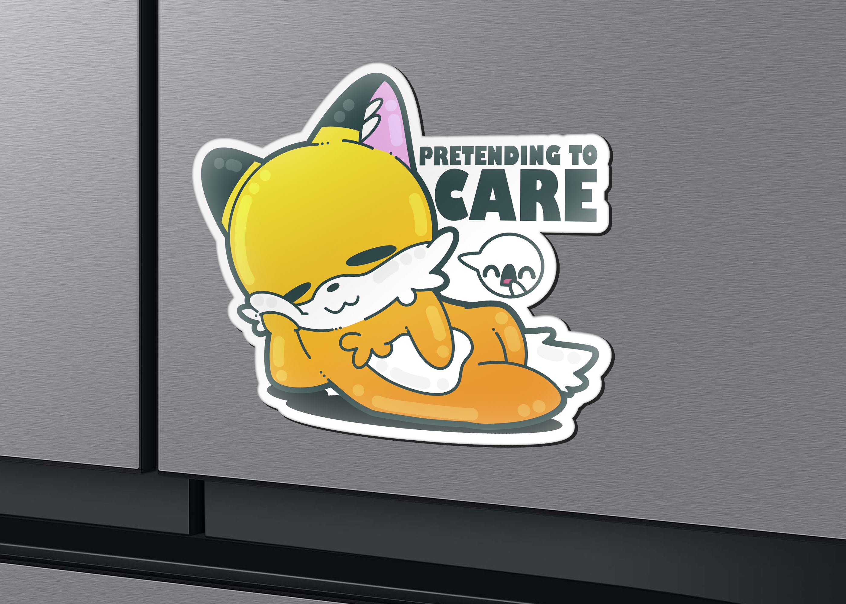 Magnet - Pretending to Care - ChubbleGumLLC