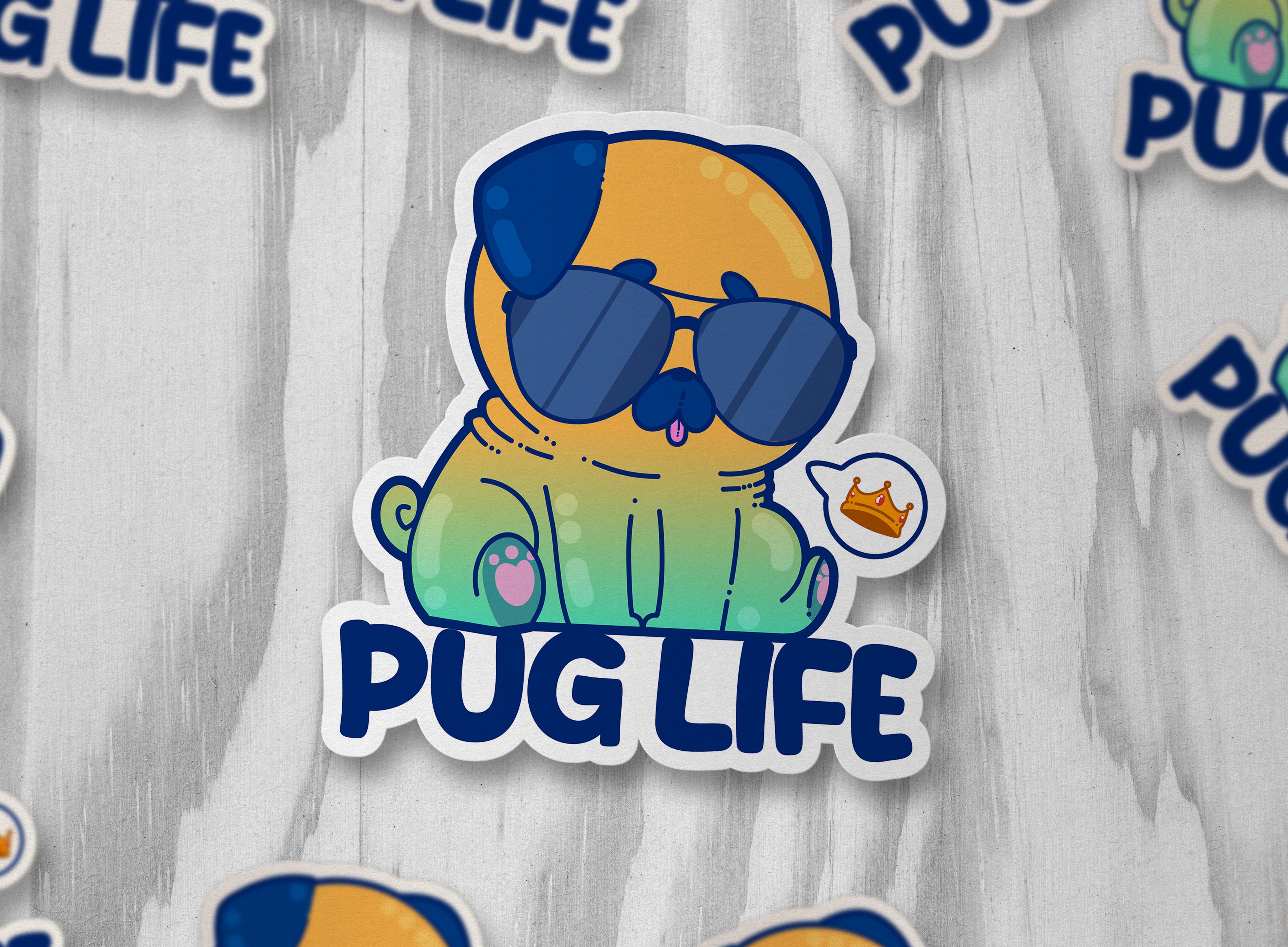 Pug Life - ChubbleGumLLC