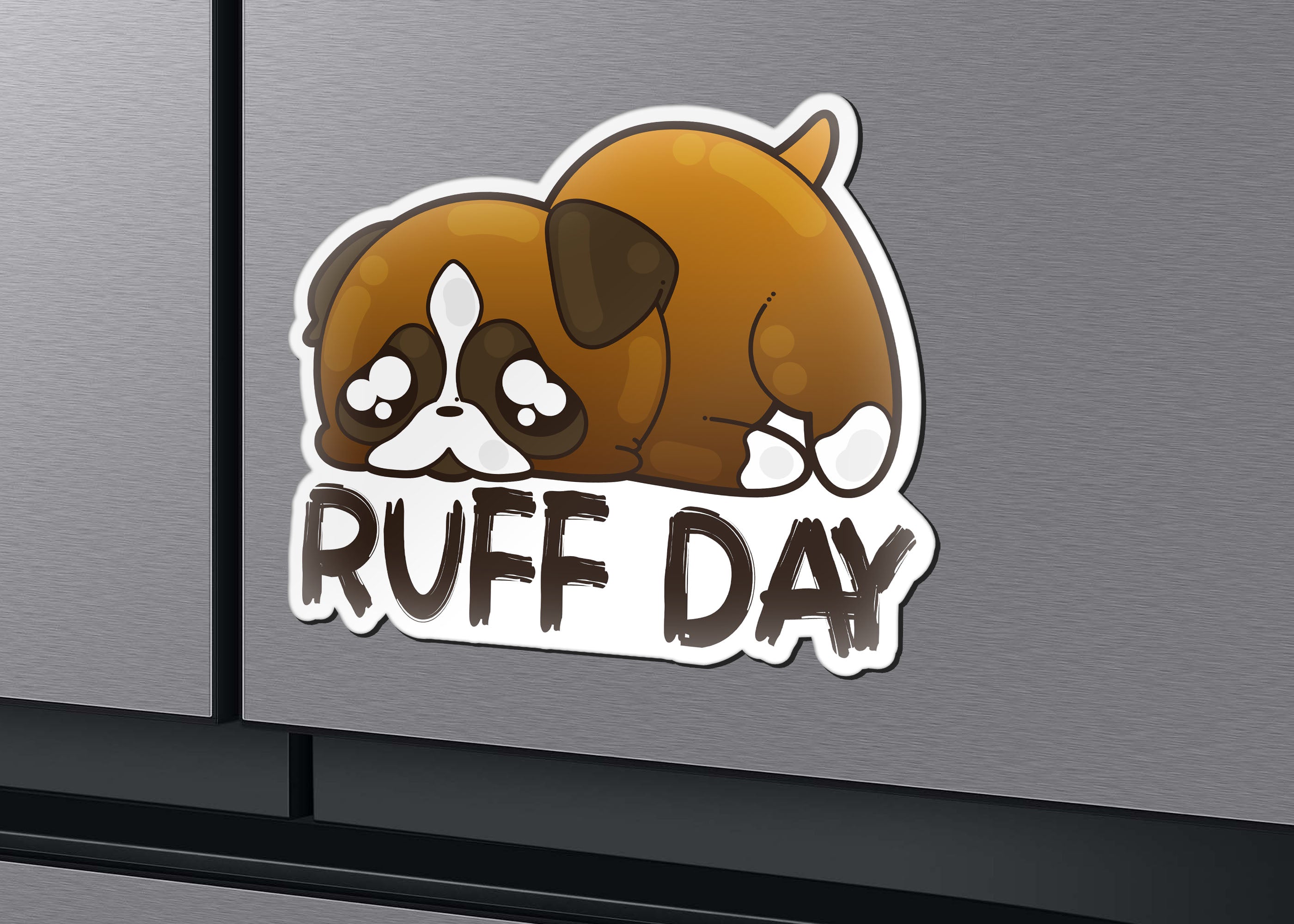 Magnet - Ruff Day - ChubbleGumLLC