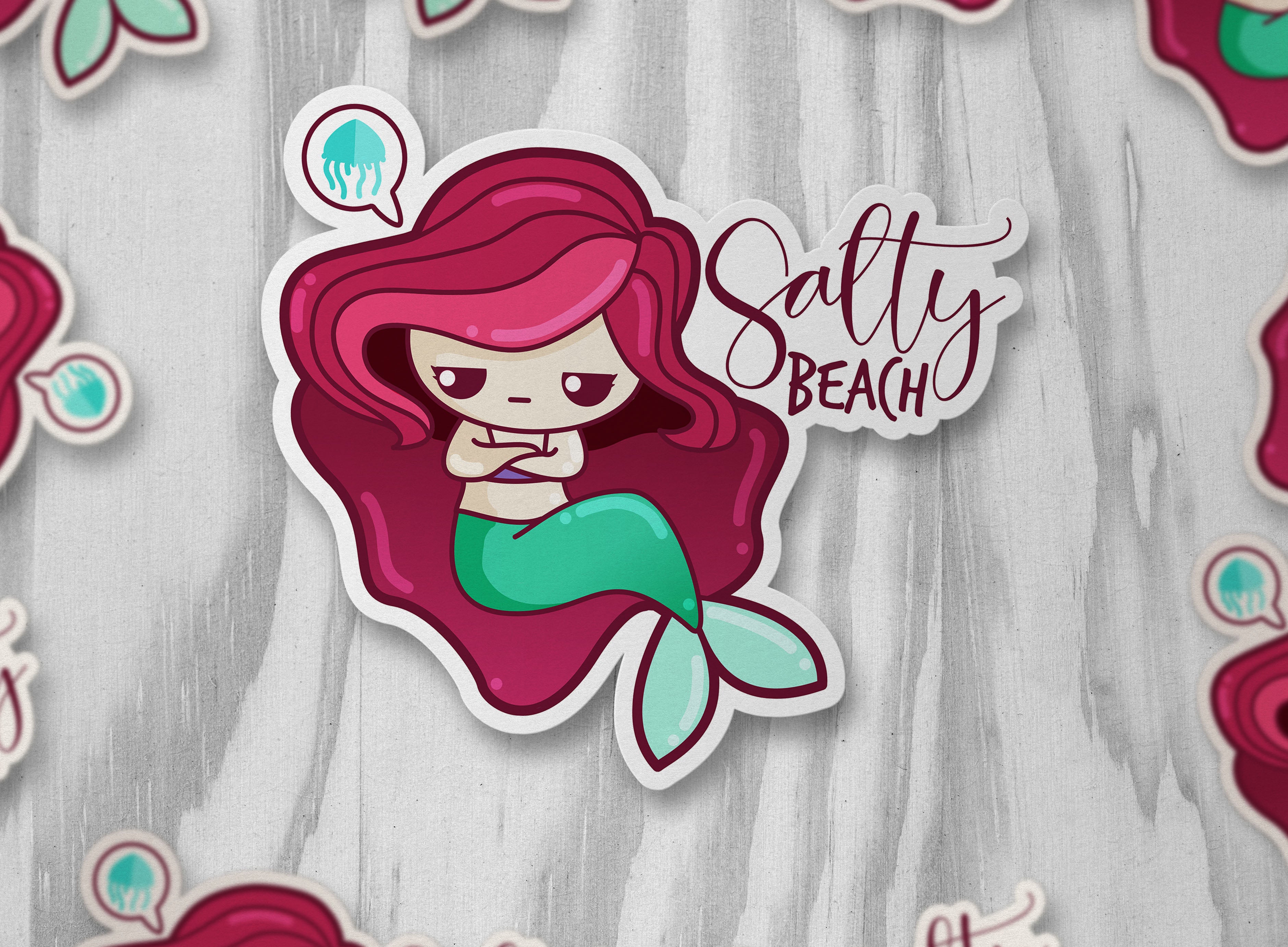 Salty Beach - ChubbleGumLLC