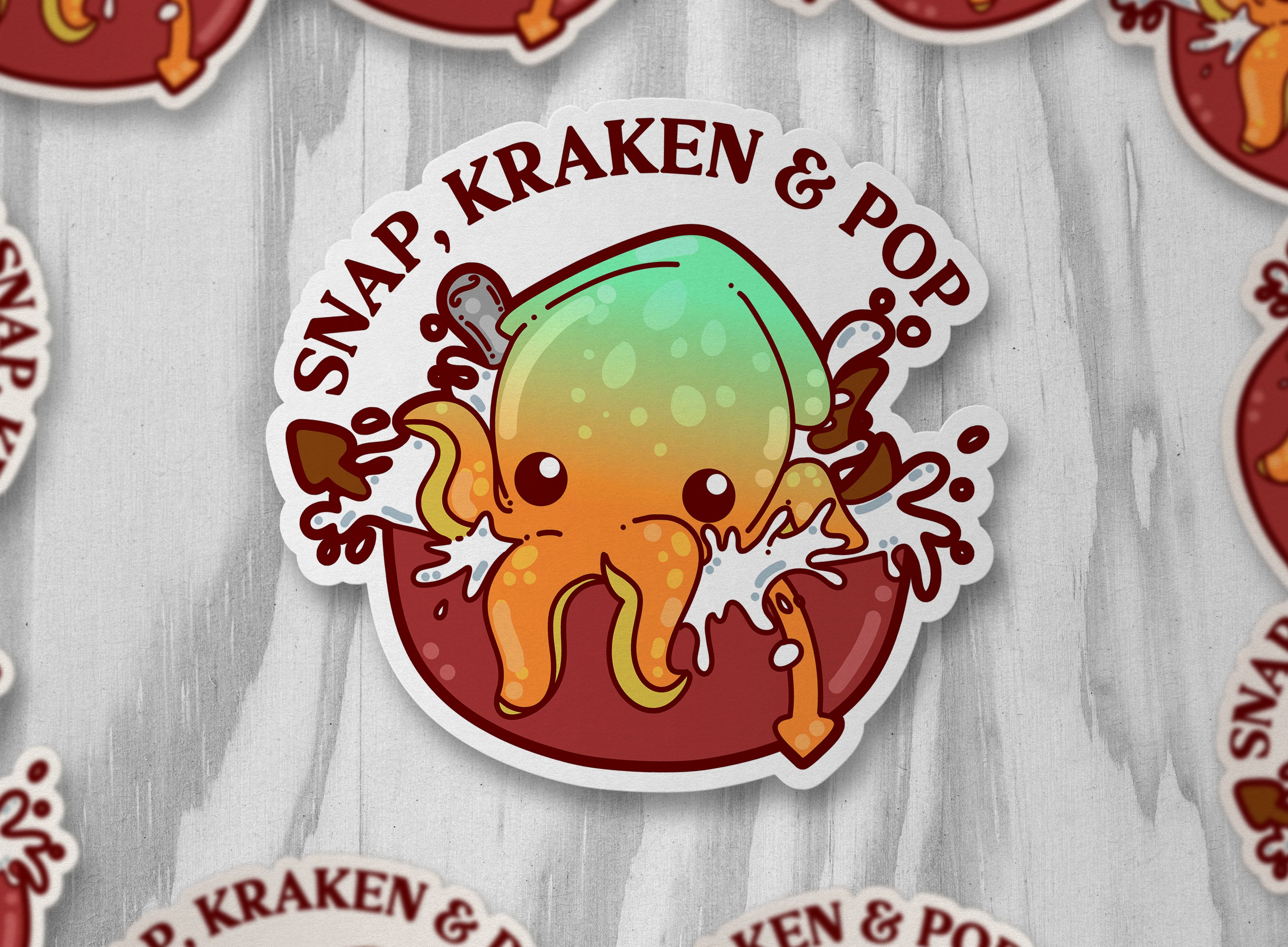 Snap, Kraken & Pop - ChubbleGumLLC