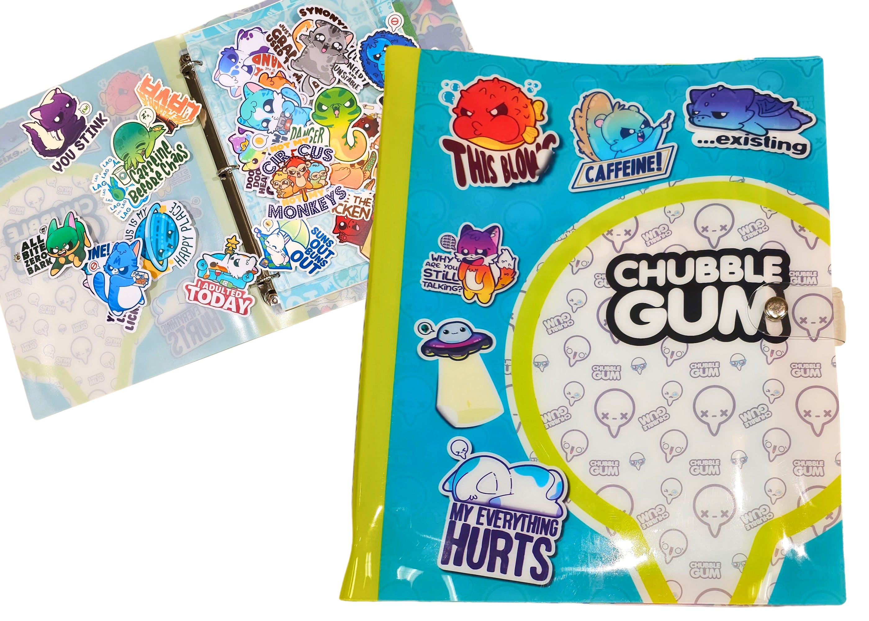 Chubble Gum Sticker Lookbook - ChubbleGumLLC