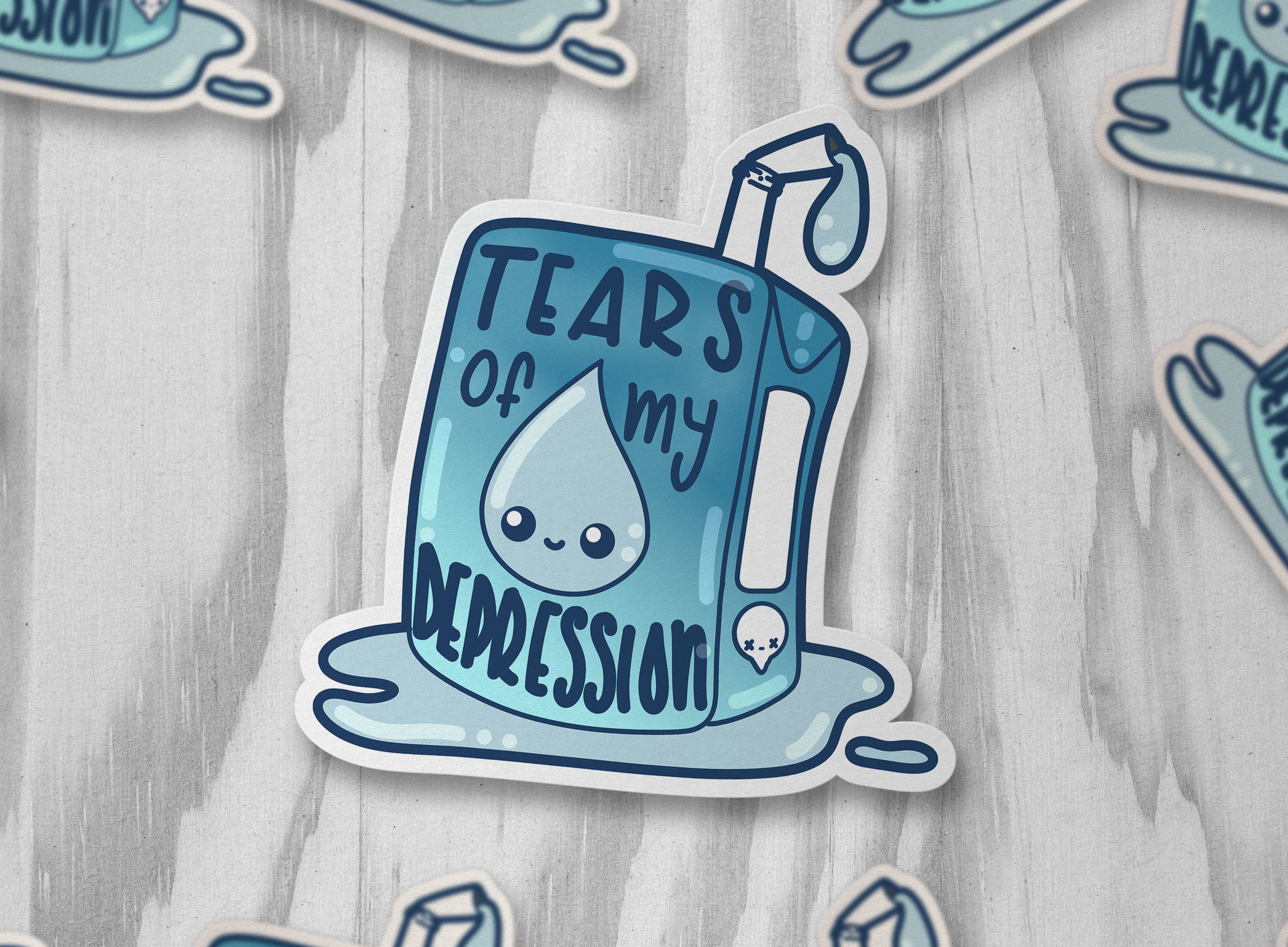 Tears of My Depression - ChubbleGumLLC