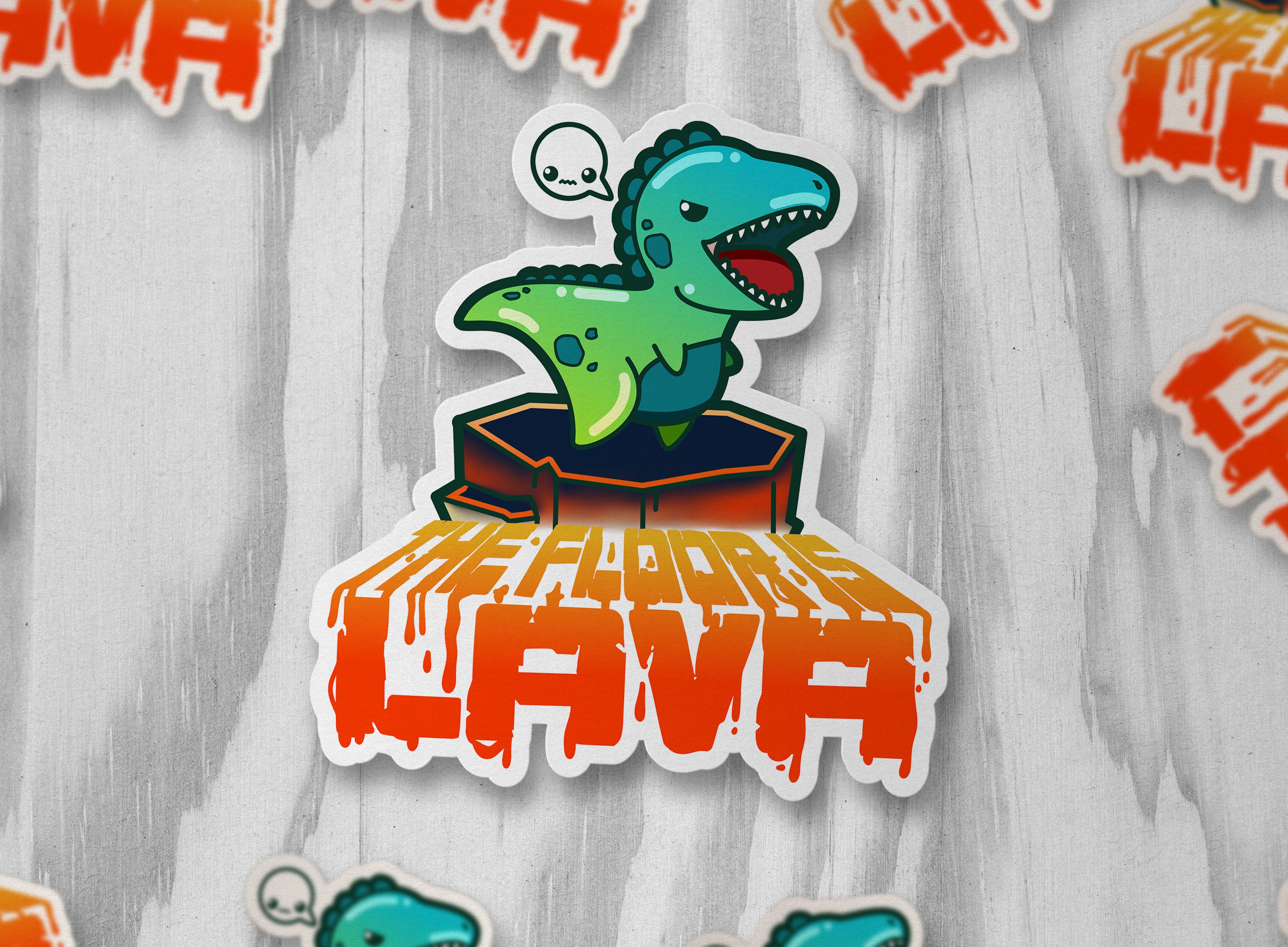The Floor is Lava - ChubbleGumLLC