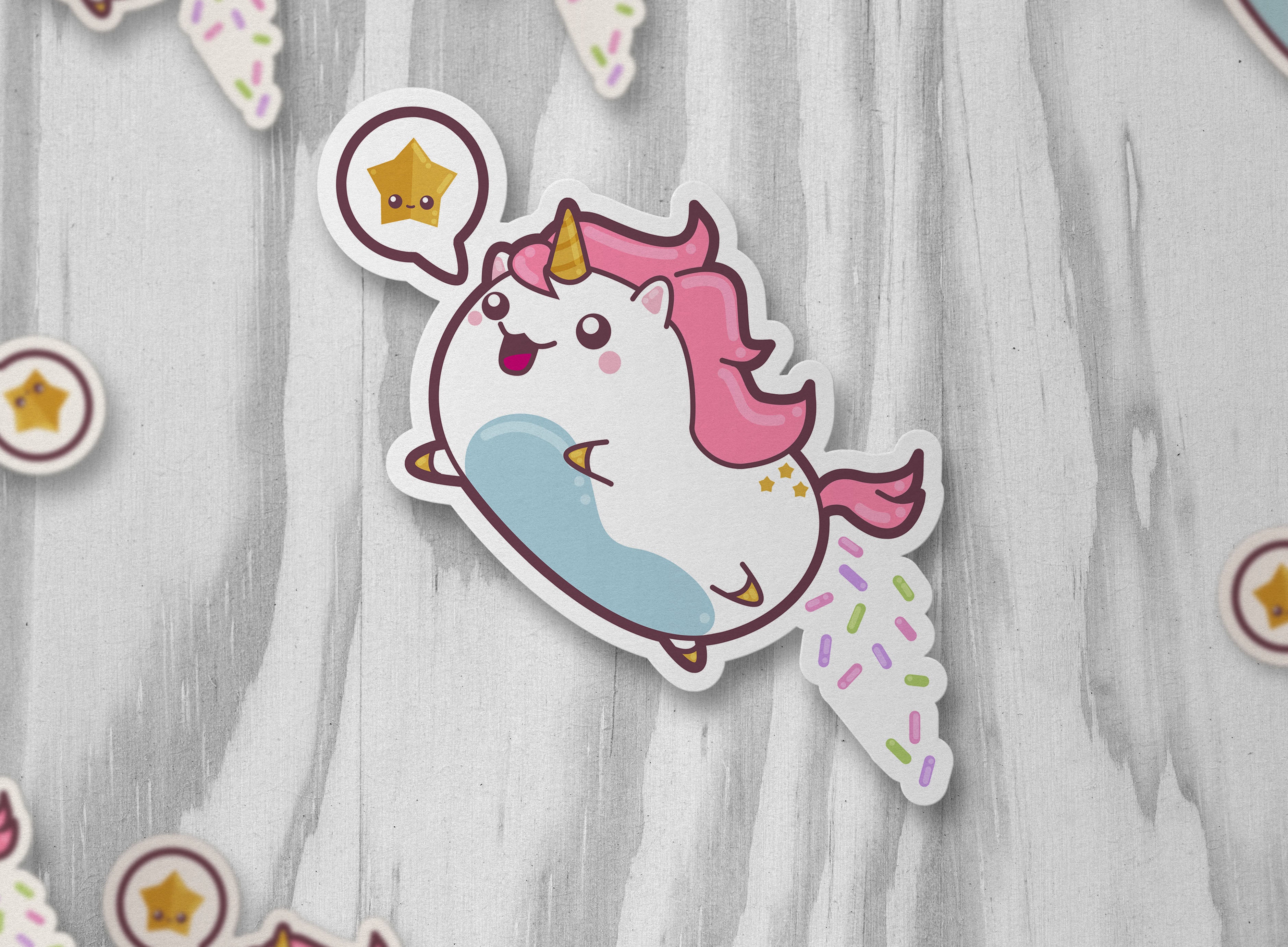 Unicorn Sprinkles - ChubbleGumLLC