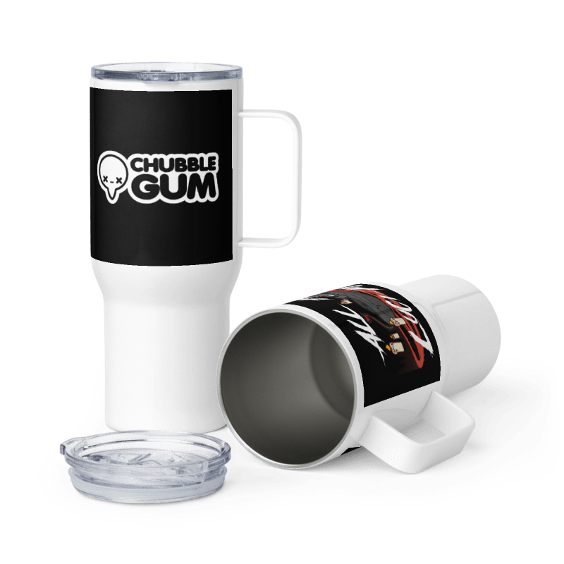 ALL HAIL LUCIPURR - 25 oz Travel Mug - ChubbleGumLLC