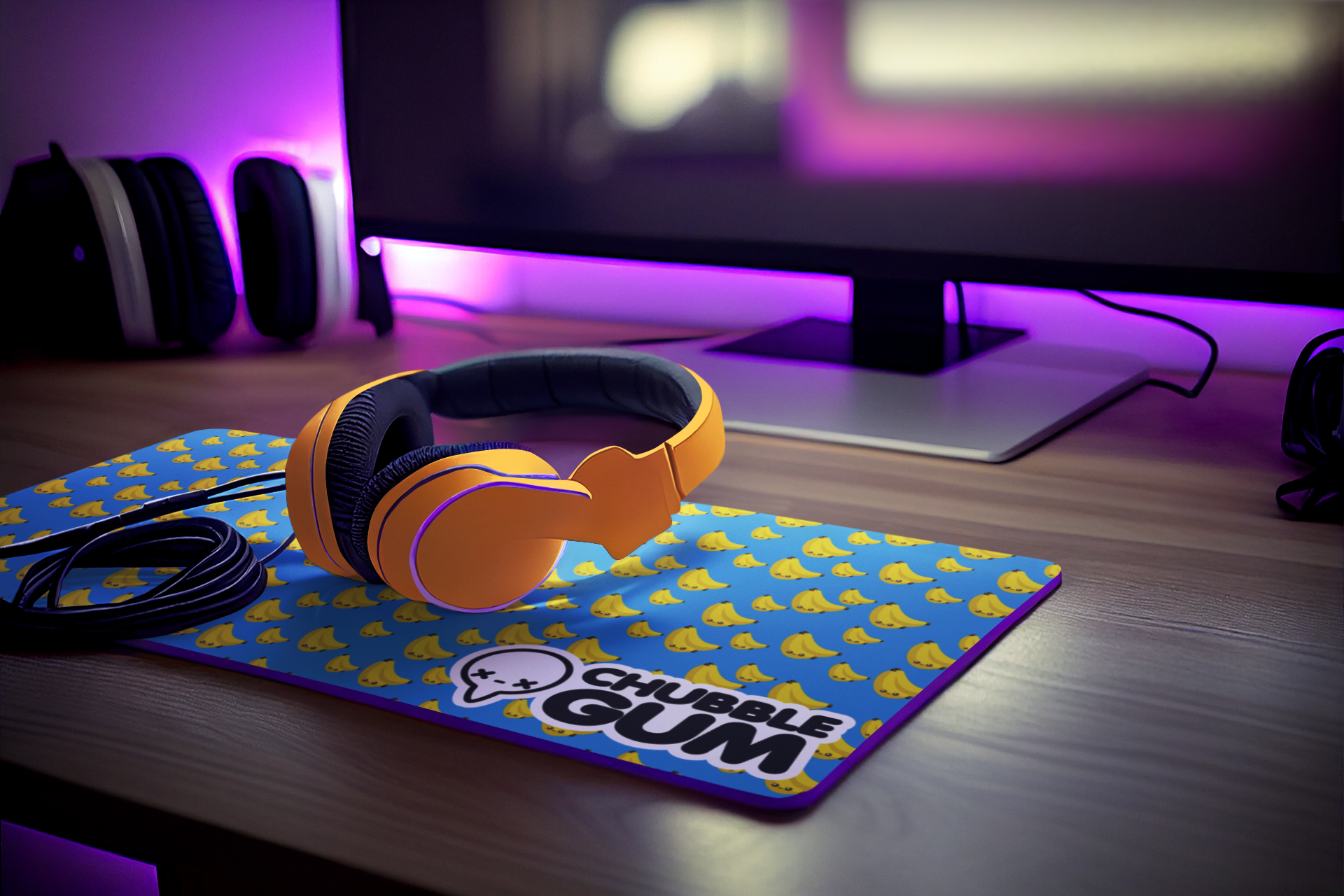 Bananas Gaming Mouse Pad - ChubbleGumLLC