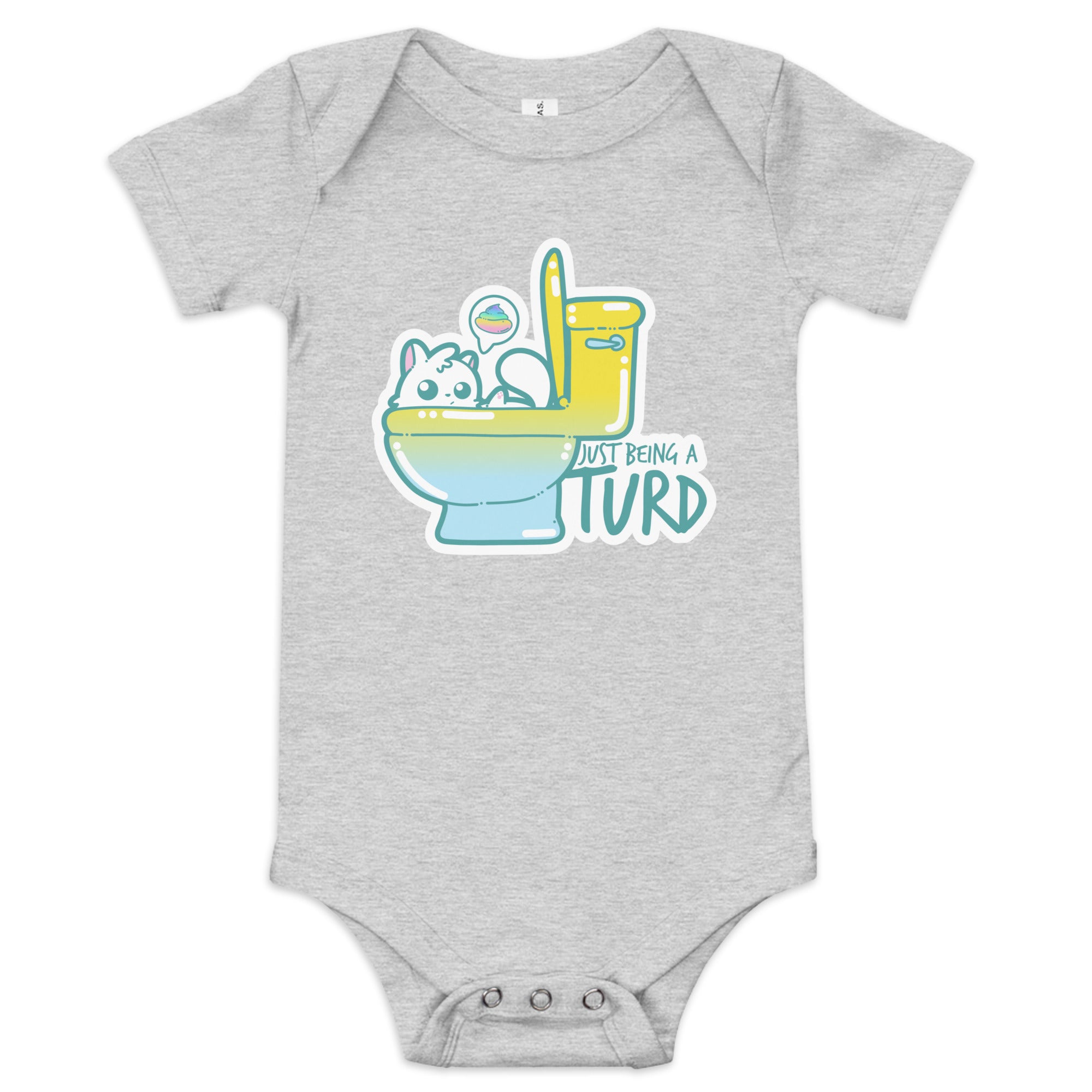 JUST BEING A TURD - Onesie - ChubbleGumLLC