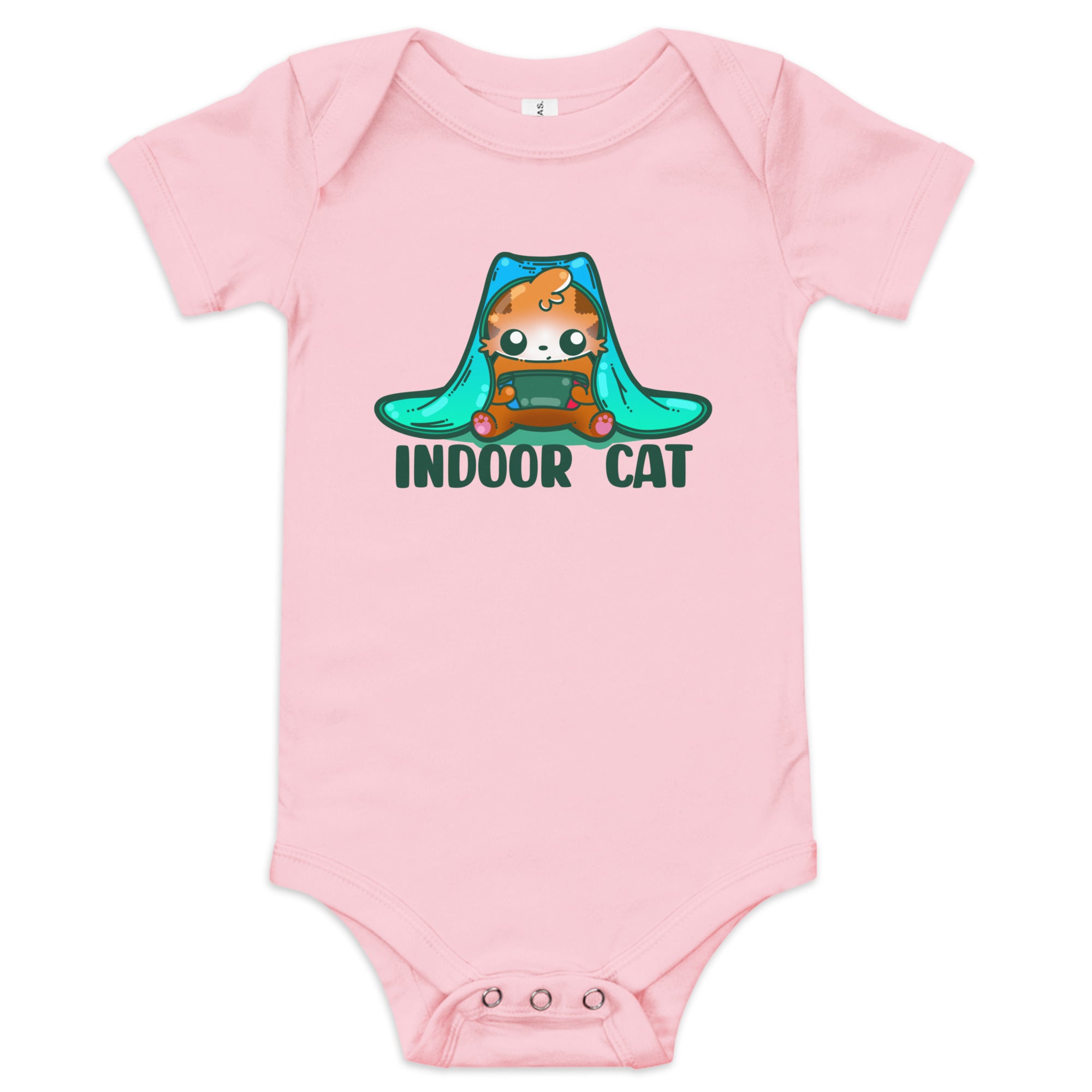 INDOOR CAT - Onesie - ChubbleGumLLC