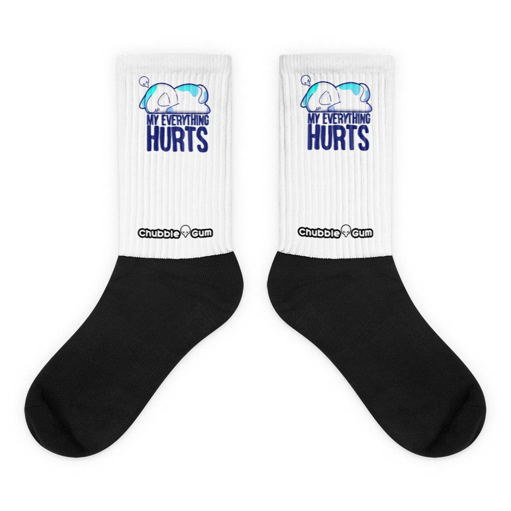 MY EVERYTHING HURTS - Socks - ChubbleGumLLC