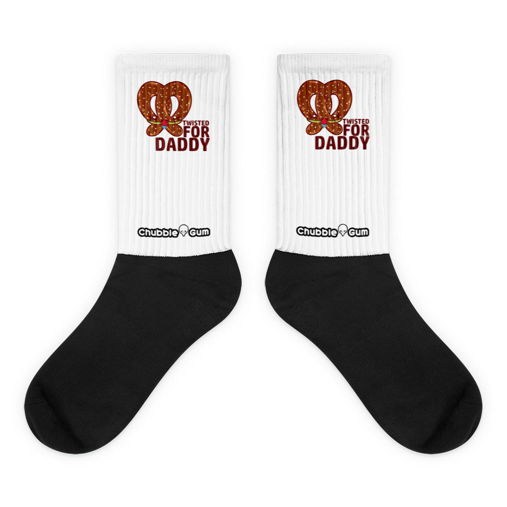 TWISTED FOR DADDY - Socks - ChubbleGumLLC