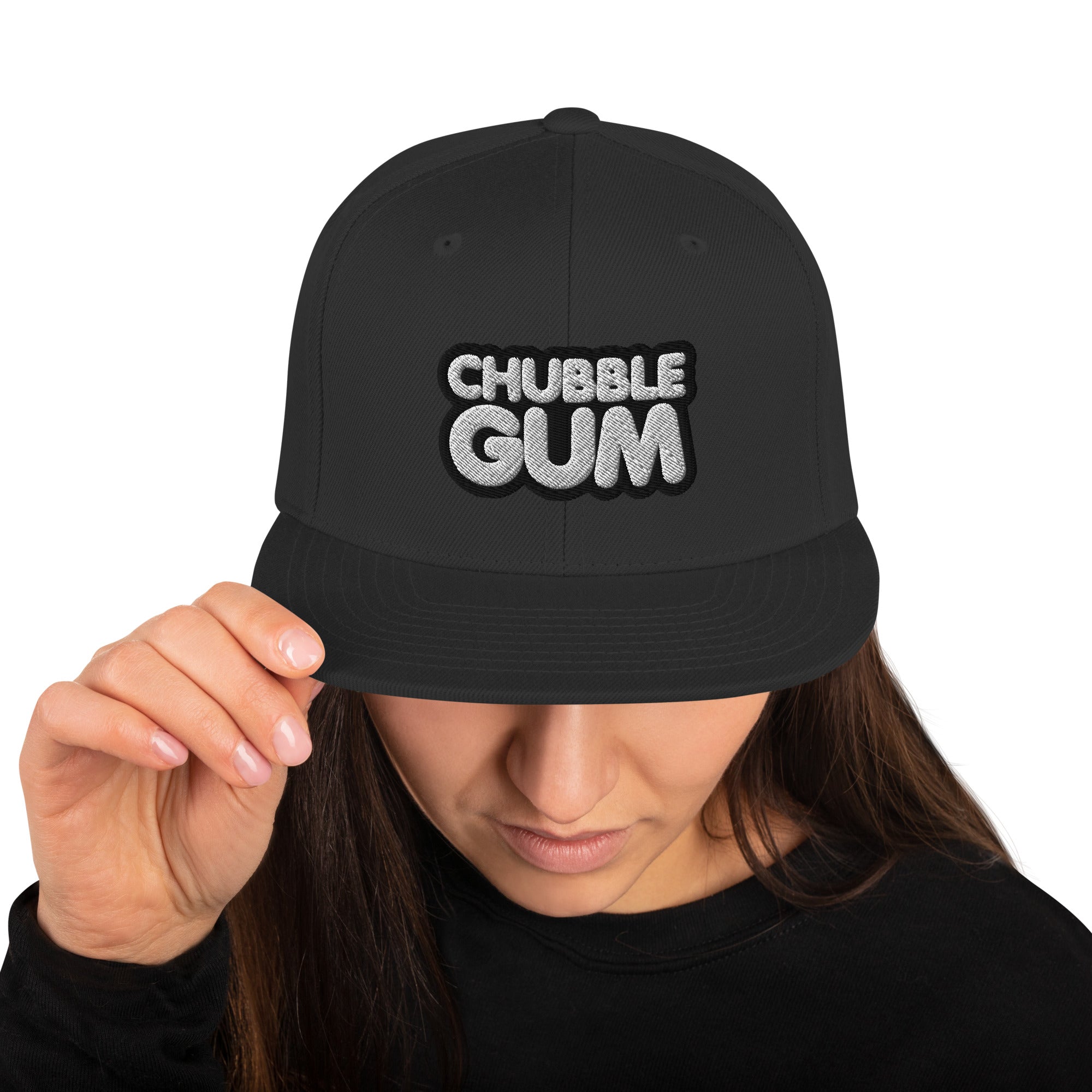 STACKED - Snapback Hat - ChubbleGumLLC