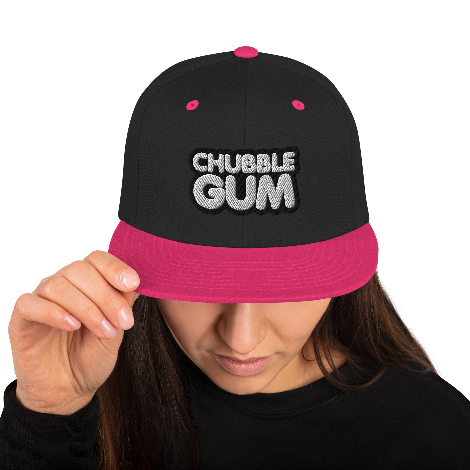 STACKED - Snapback Hat - ChubbleGumLLC