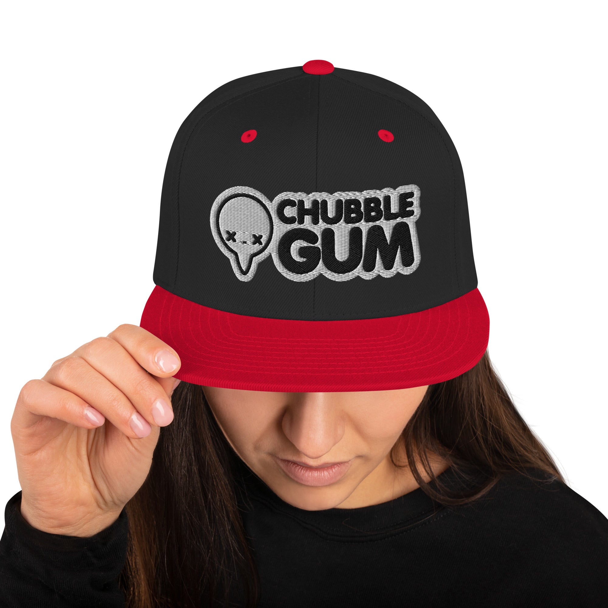 BOTH LOGOS - Snapback Hat - ChubbleGumLLC