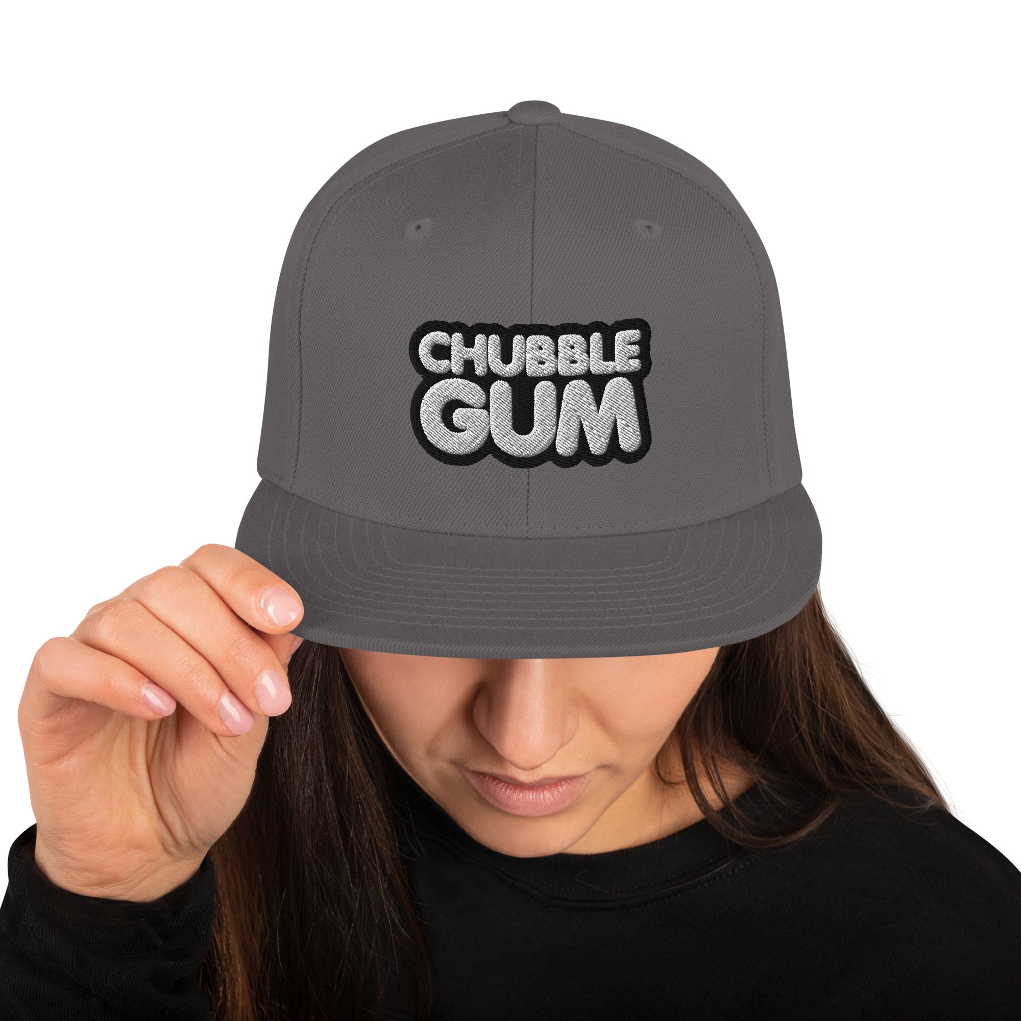 STACKED - Snapback Hat - ChubbleGumLLC